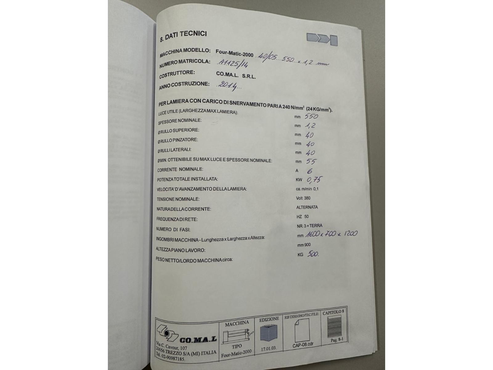 CALANDRA COMAL FM 2000