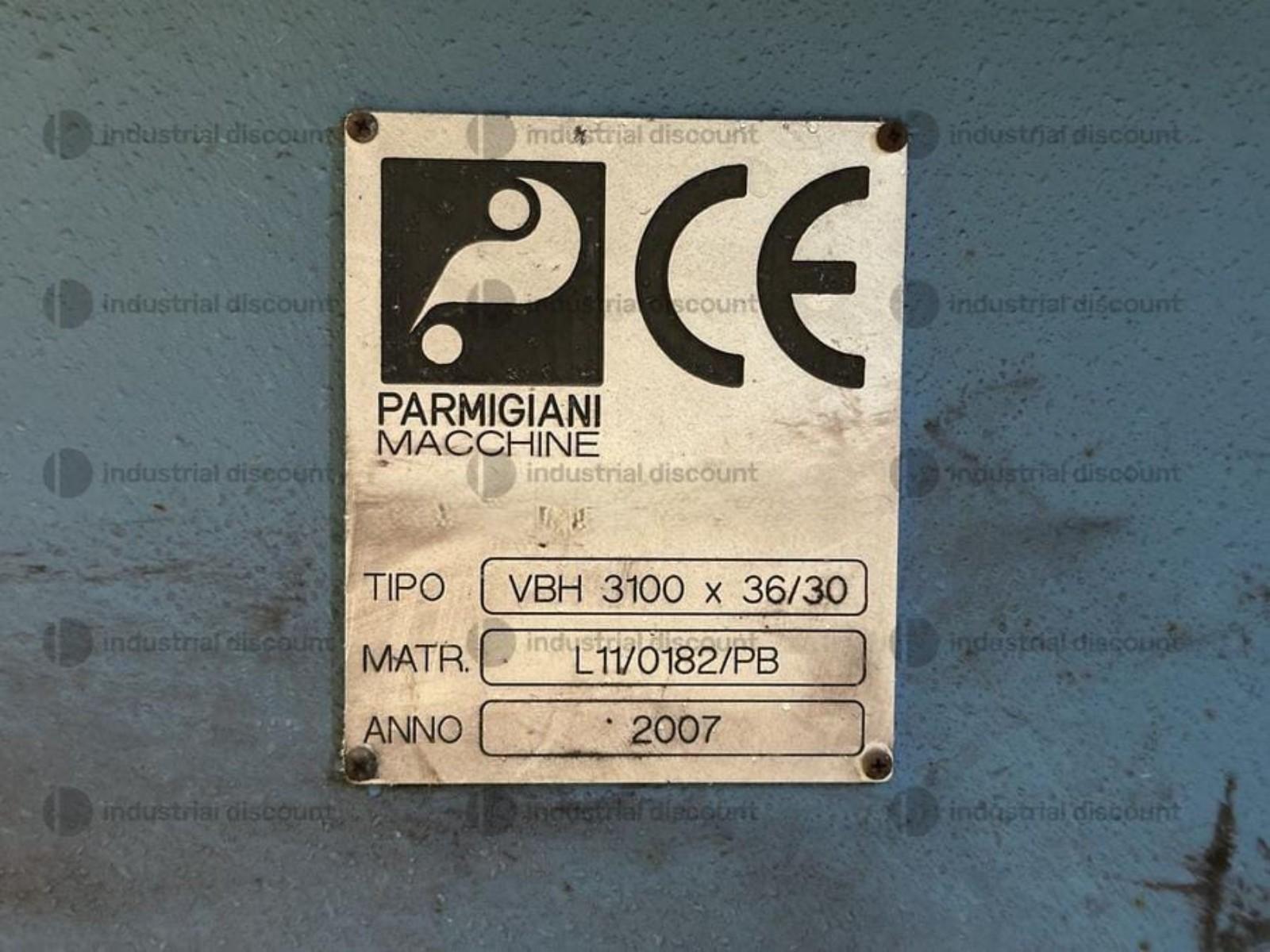 CALANDRA IDRAULICA PARMIGIANI 4 RULLI 3100 X 36/30