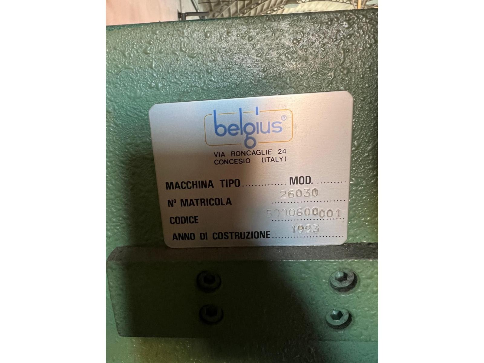 Calandra per lattoneria belgius 6000mm per diametro rulli 60 mm