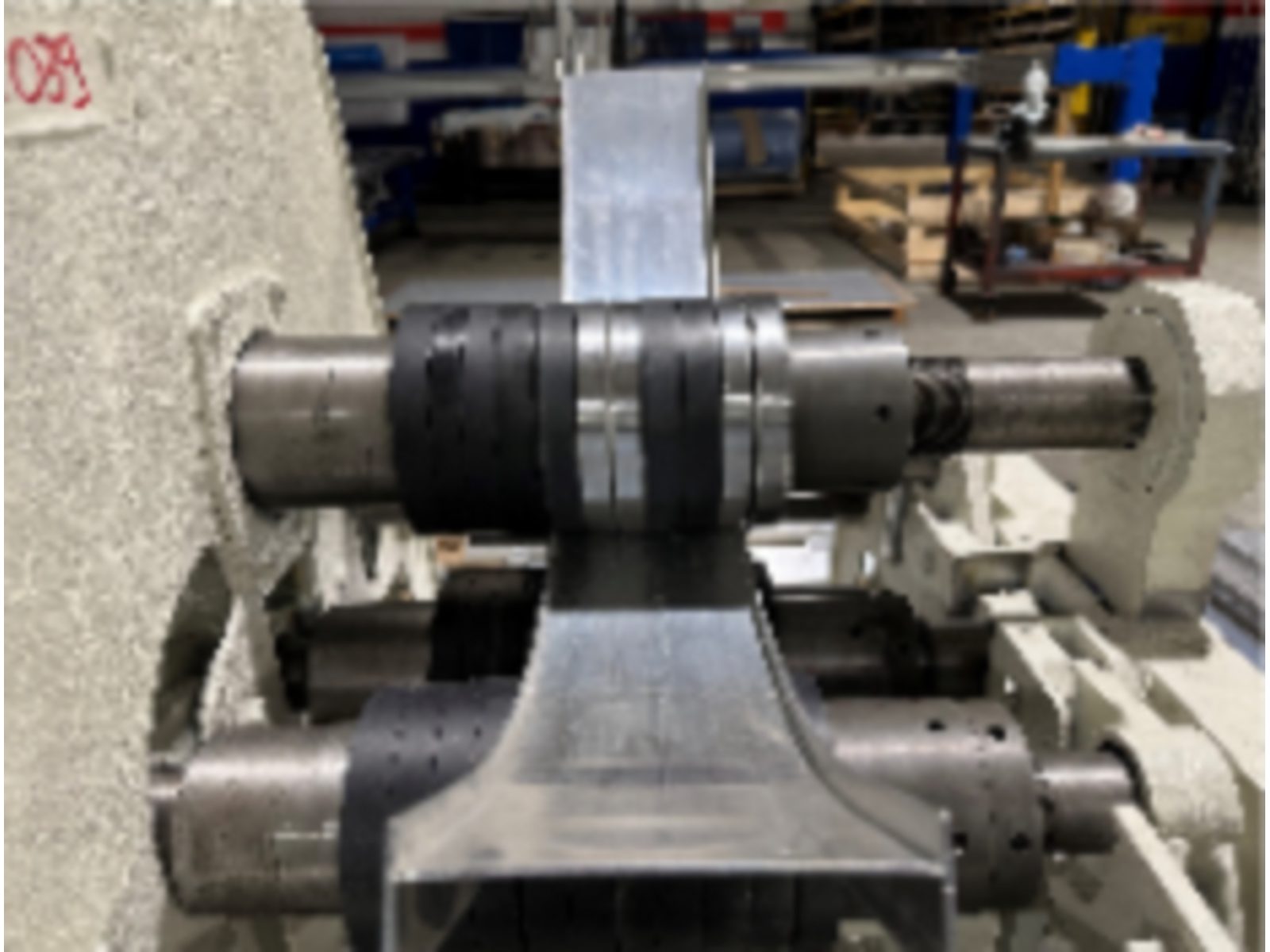 CALANDRA A 3 RULLI MG– Con anelli in plastica