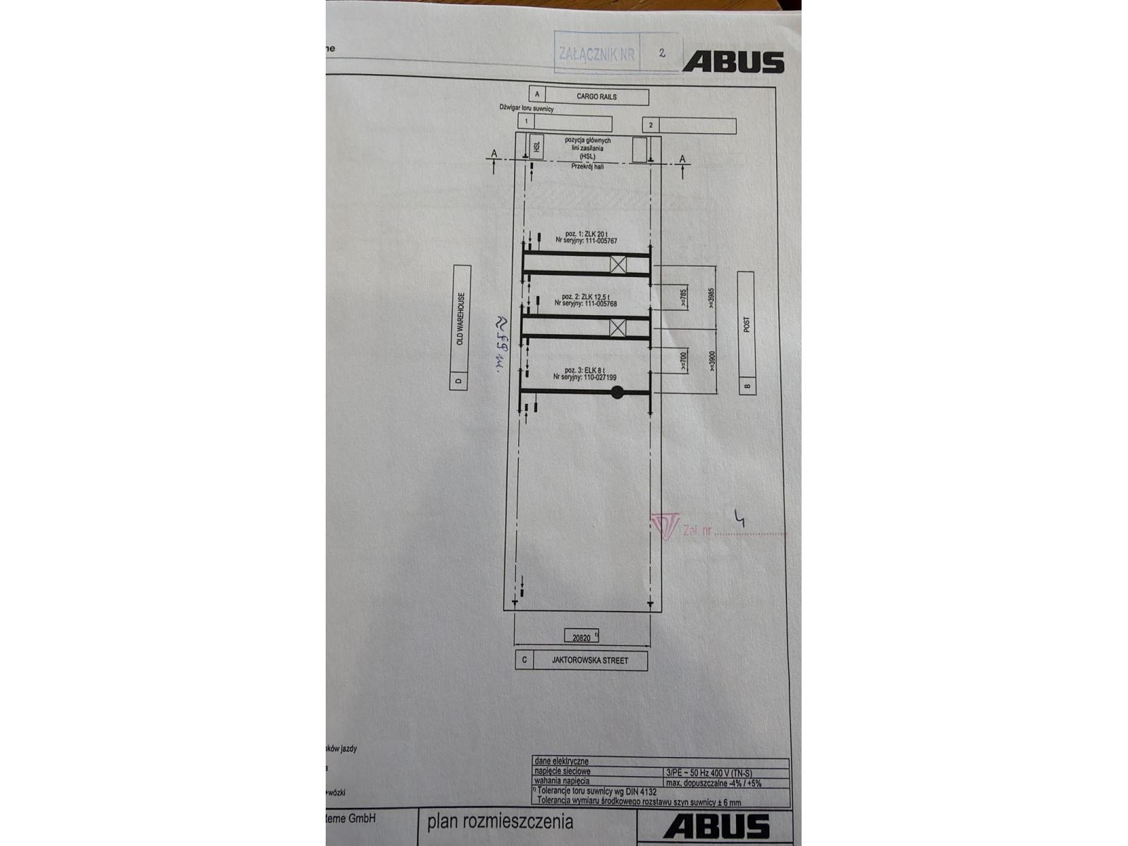 CARRIPONTE BITRAVE ABUS DA 20 TON