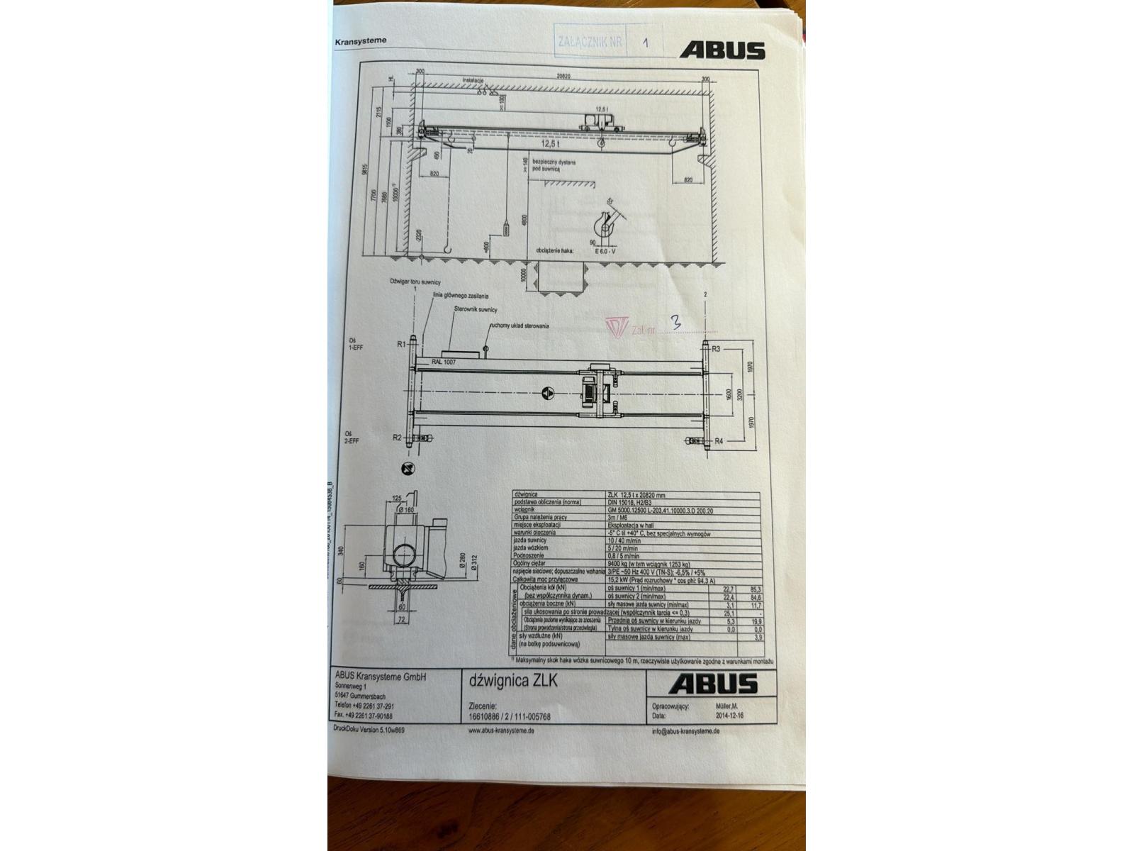 CARRIPONTE BITRAVE ABUS DA 20 TON