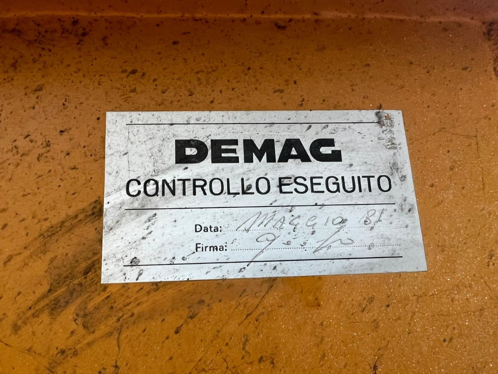 06 CARRIPONTE BITRAVE DEMAG DA 6.3 A 10 TON