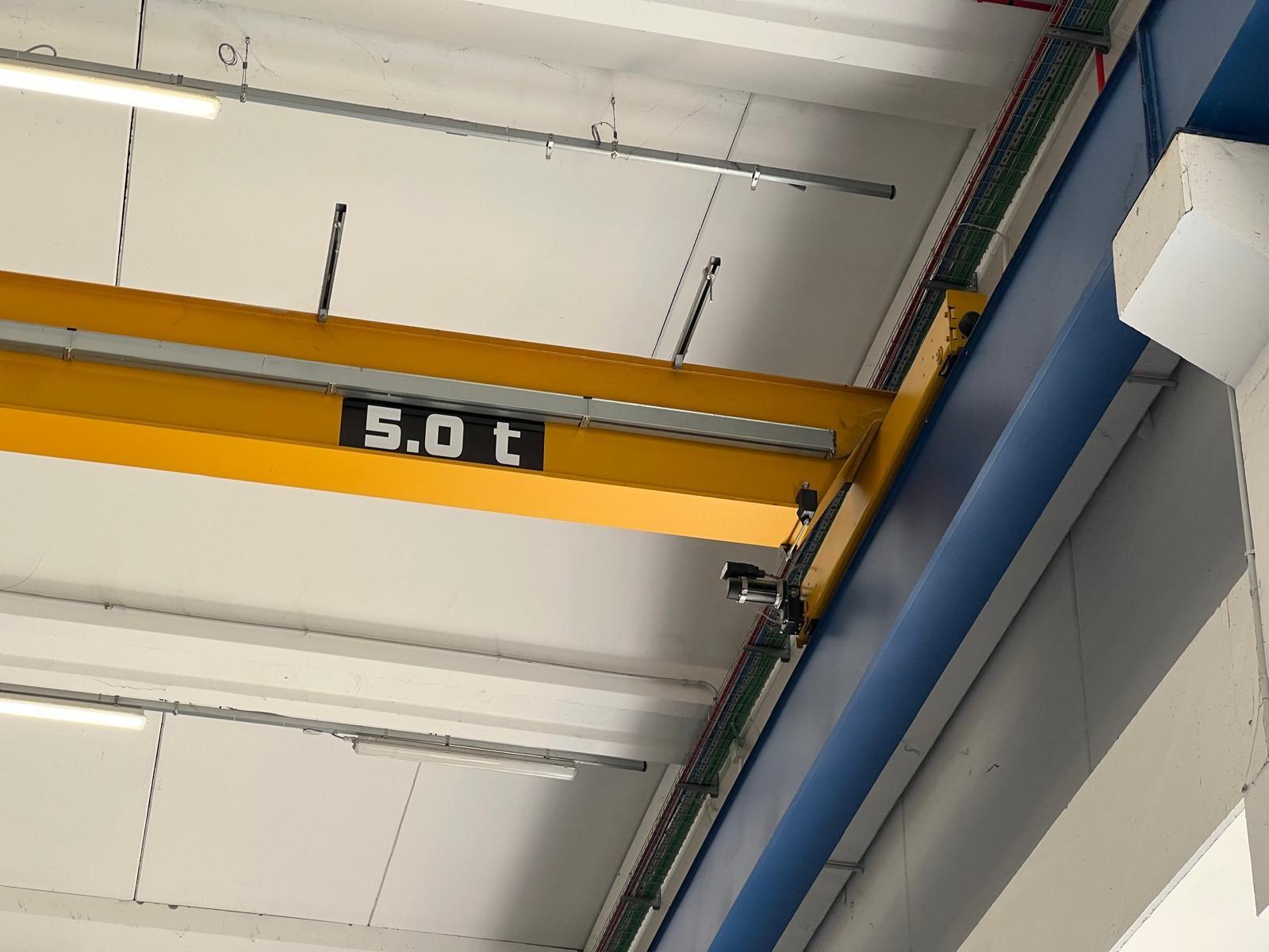 03 CARRIPONTE MONOTRAVE MEC GRU PORTATA 5 TON SCARTAMENTO 11500 MM