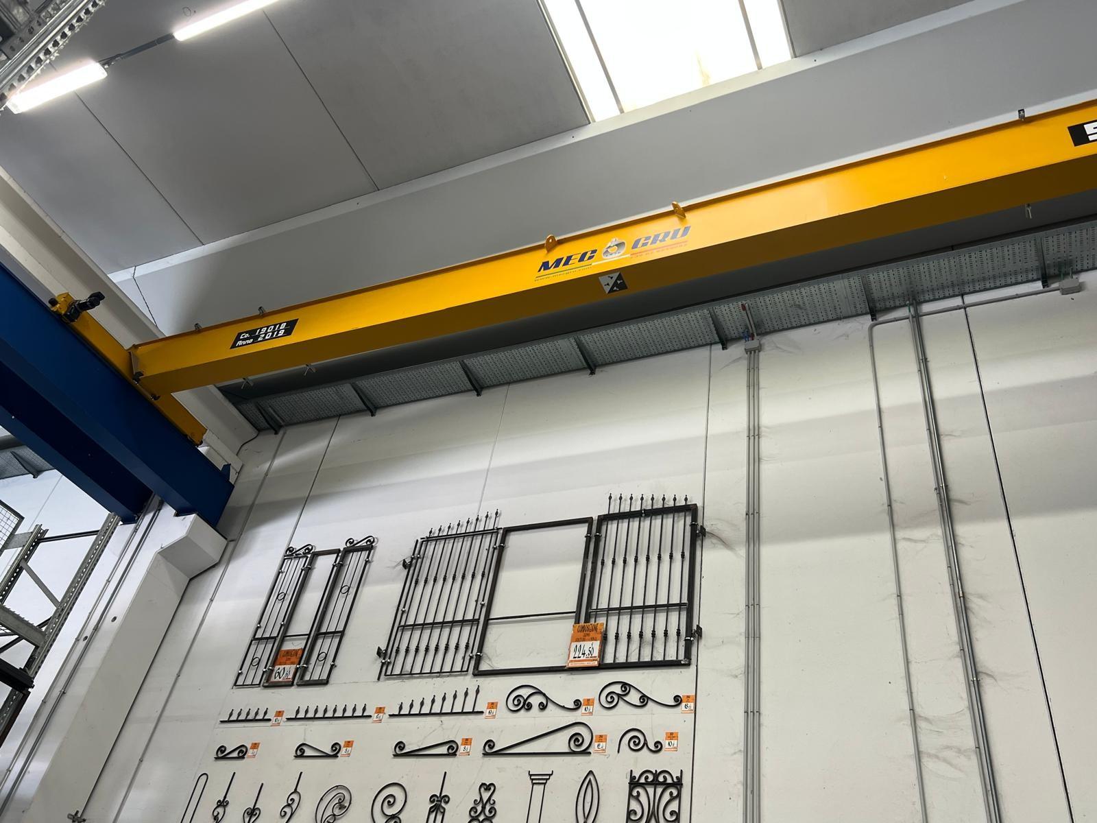 03 CARRIPONTE MONOTRAVE MEC GRU PORTATA 5 TON SCARTAMENTO 11500 MM