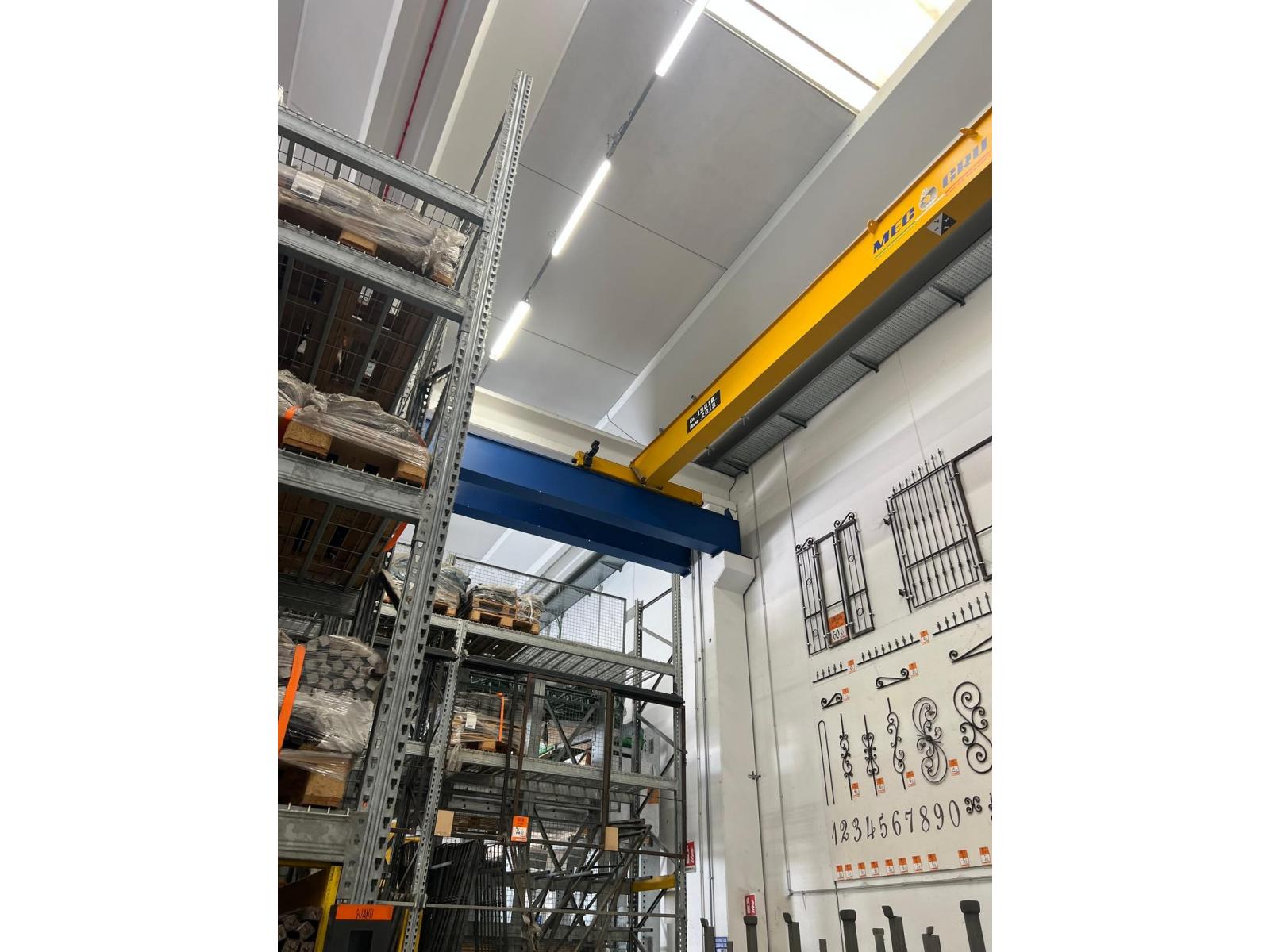 03 CARRIPONTE MONOTRAVE MEC GRU PORTATA 5 TON SCARTAMENTO 11500 MM