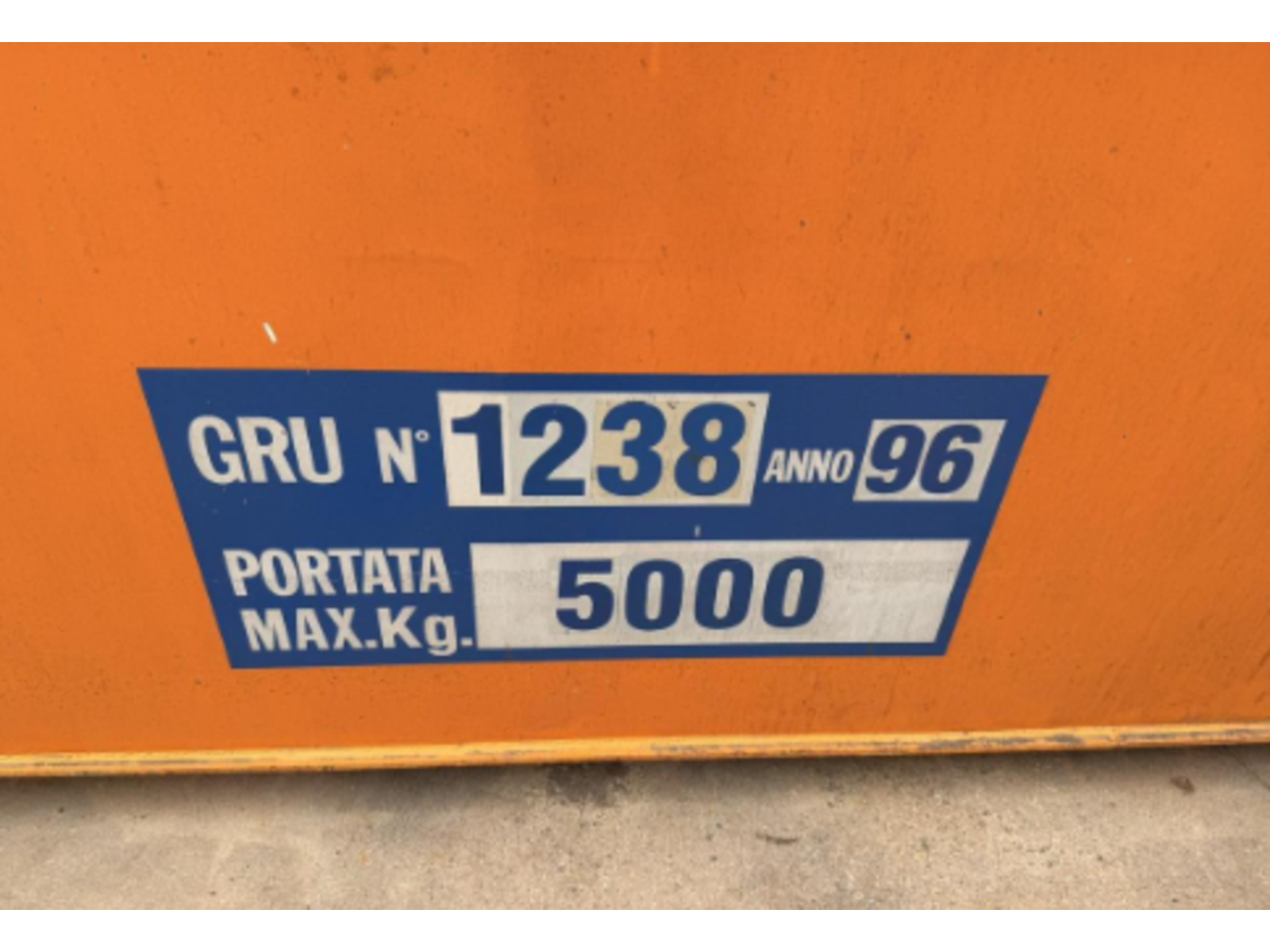 CARROPONTE BITRAVE ANSELMI 5 TON SCARTAMENTO 25430 MM