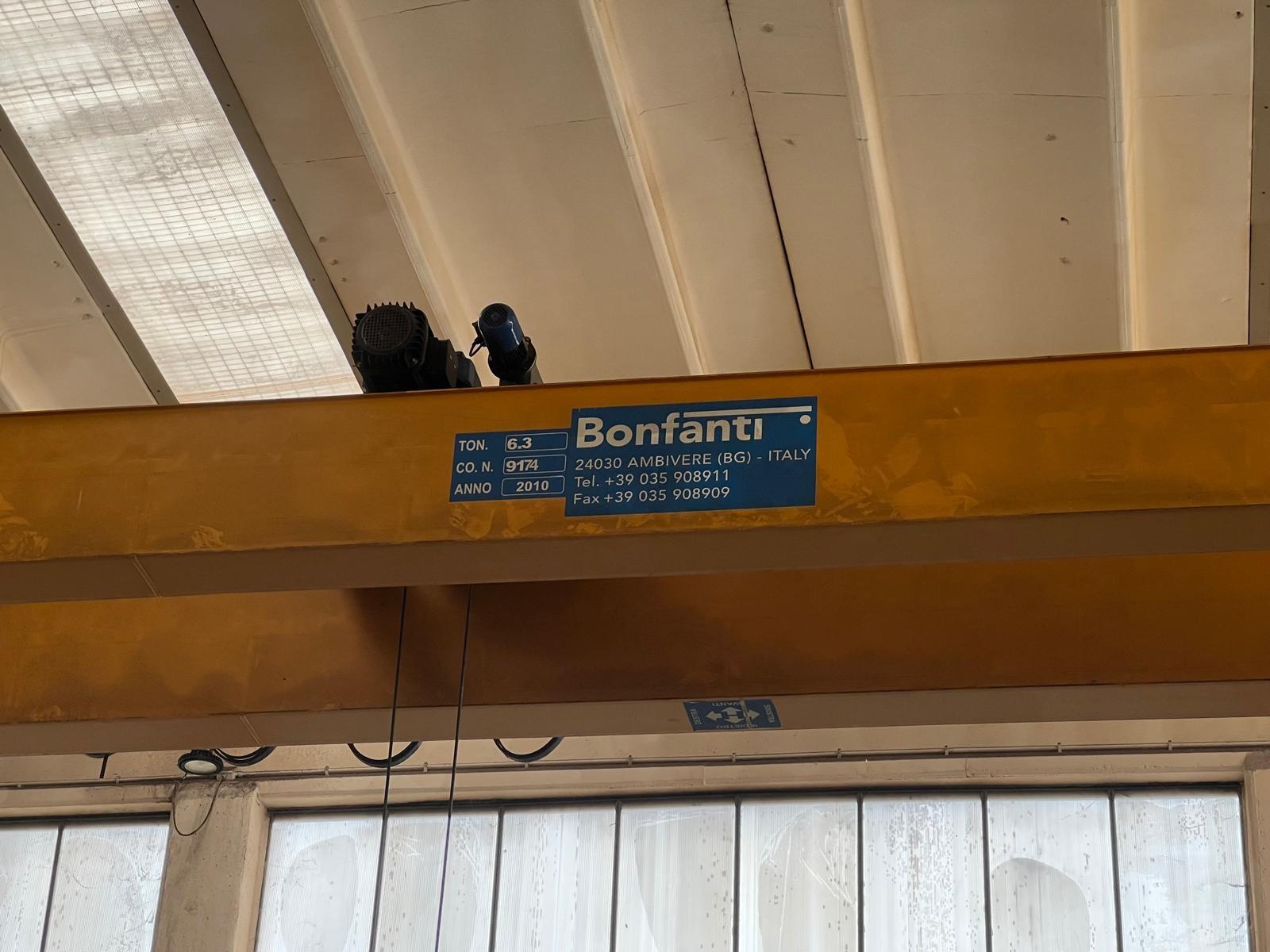 CARROPONTE BITRAVE BONFANTE 6.3 TON SCARTAMENTO 16240 MM