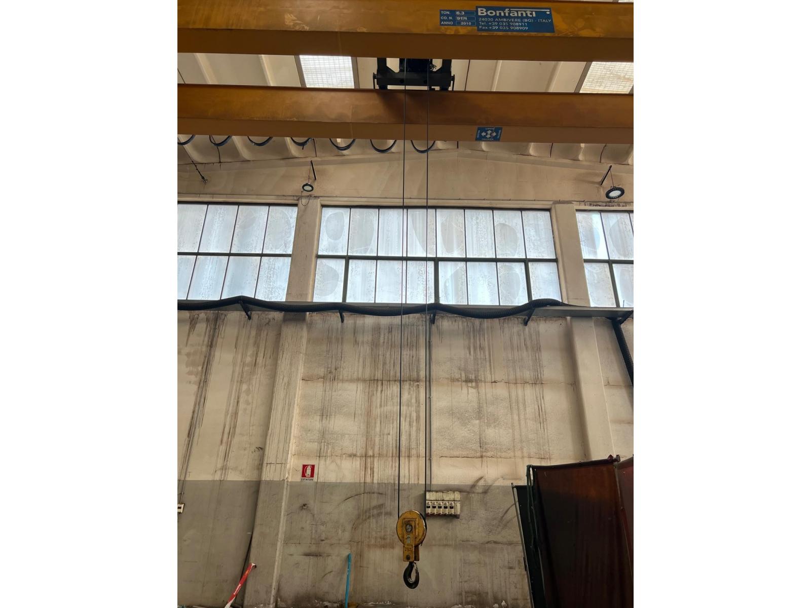 CARROPONTE BITRAVE BONFANTE 6.3 TON SCARTAMENTO 16240 MM