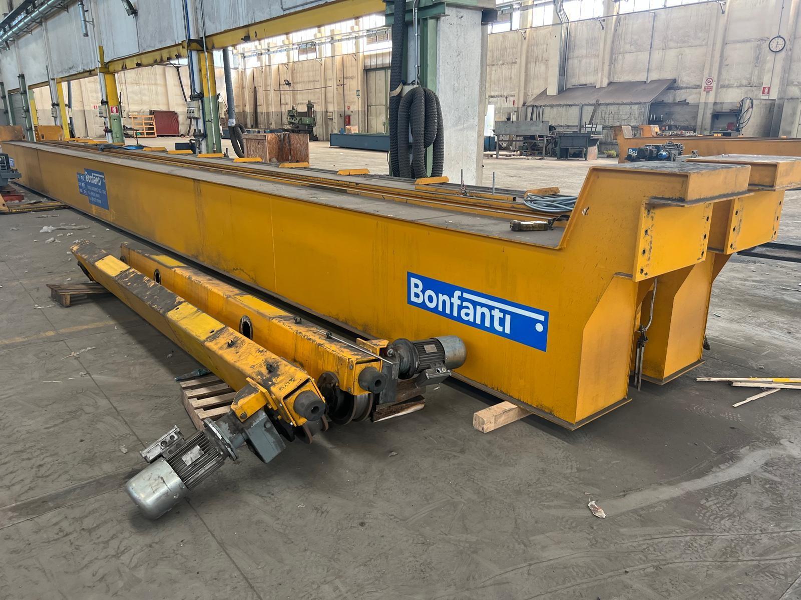 CARROPONTE BITRAVE BONFANTI 12.5 TON SCARTAMENTO 16240 MM
