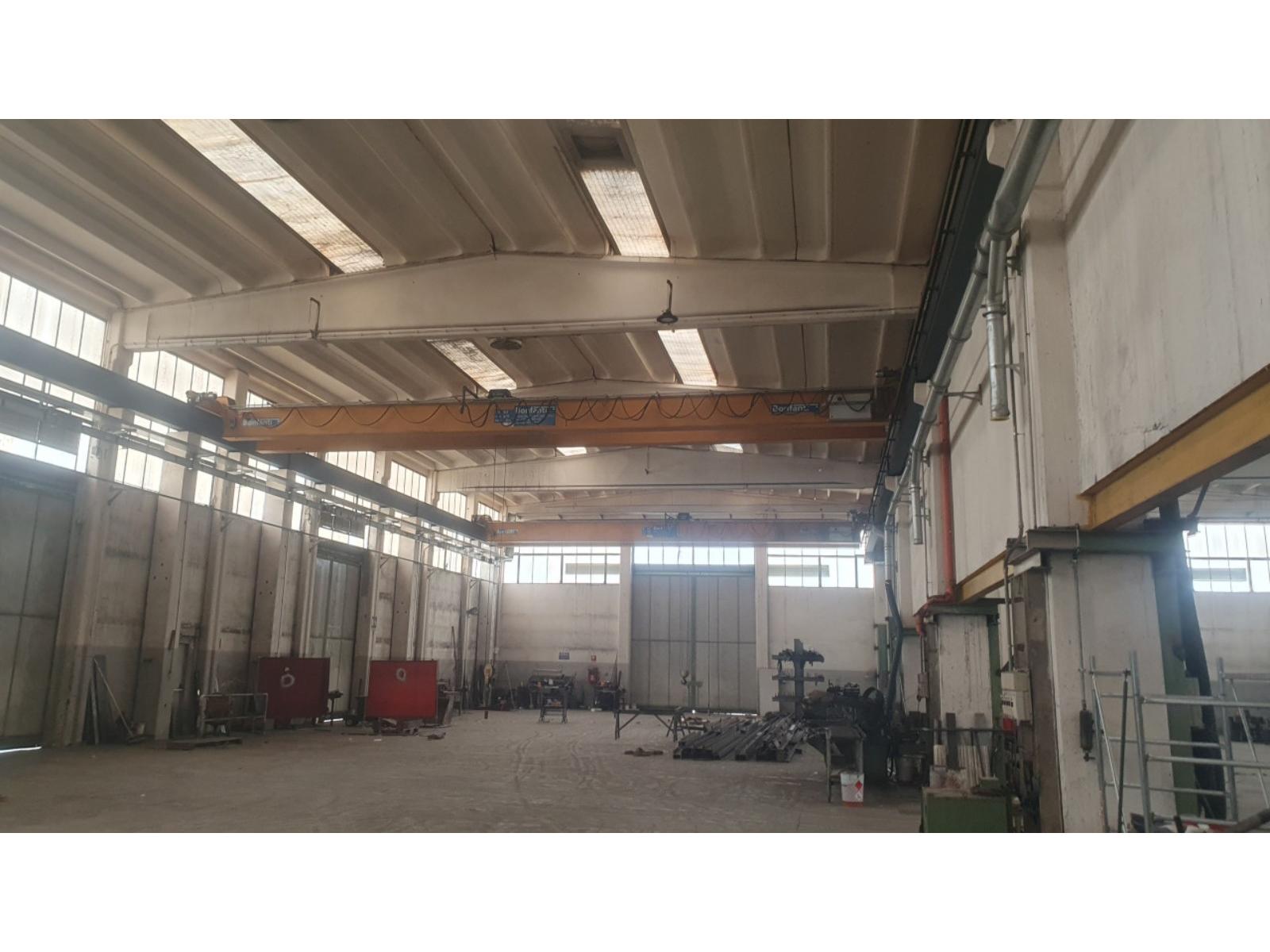 01 CARROPONTE BITRAVE BONFANTI 6.3 TON  SCARTAMENTO 16240 MM