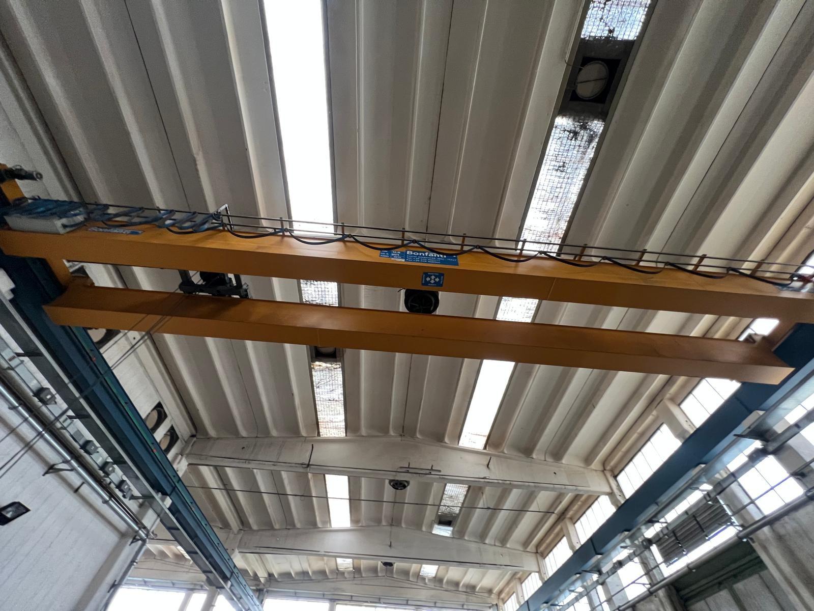 01 CARROPONTE BITRAVE BONFANTI 6.3 TON  SCARTAMENTO 16240 MM