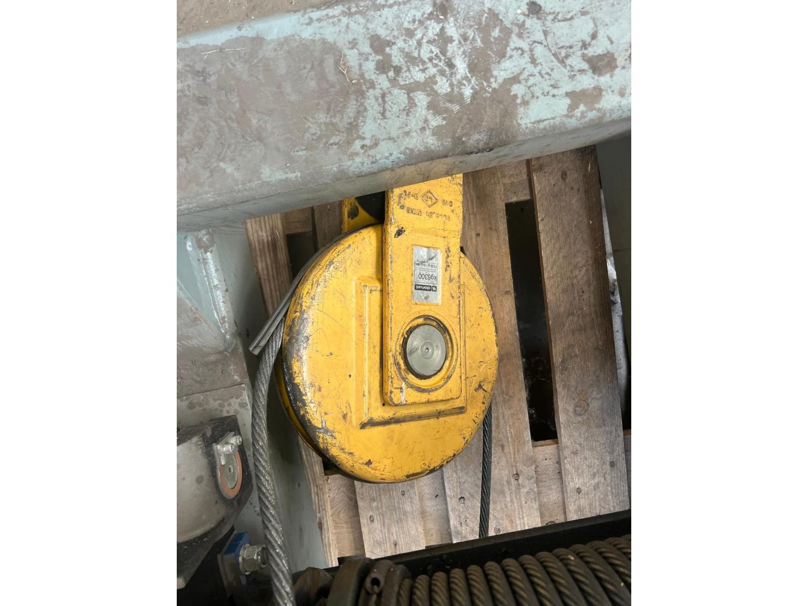 01 CARROPONTE BITRAVE BONFANTI 6.3 TON  SCARTAMENTO 16240 MM