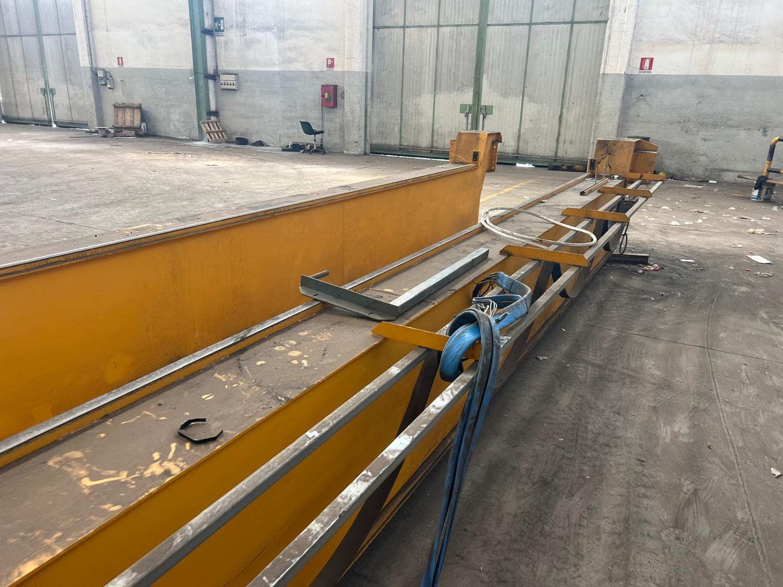 01 CARROPONTE BITRAVE BONFANTI 6.3 TON  SCARTAMENTO 16240 MM