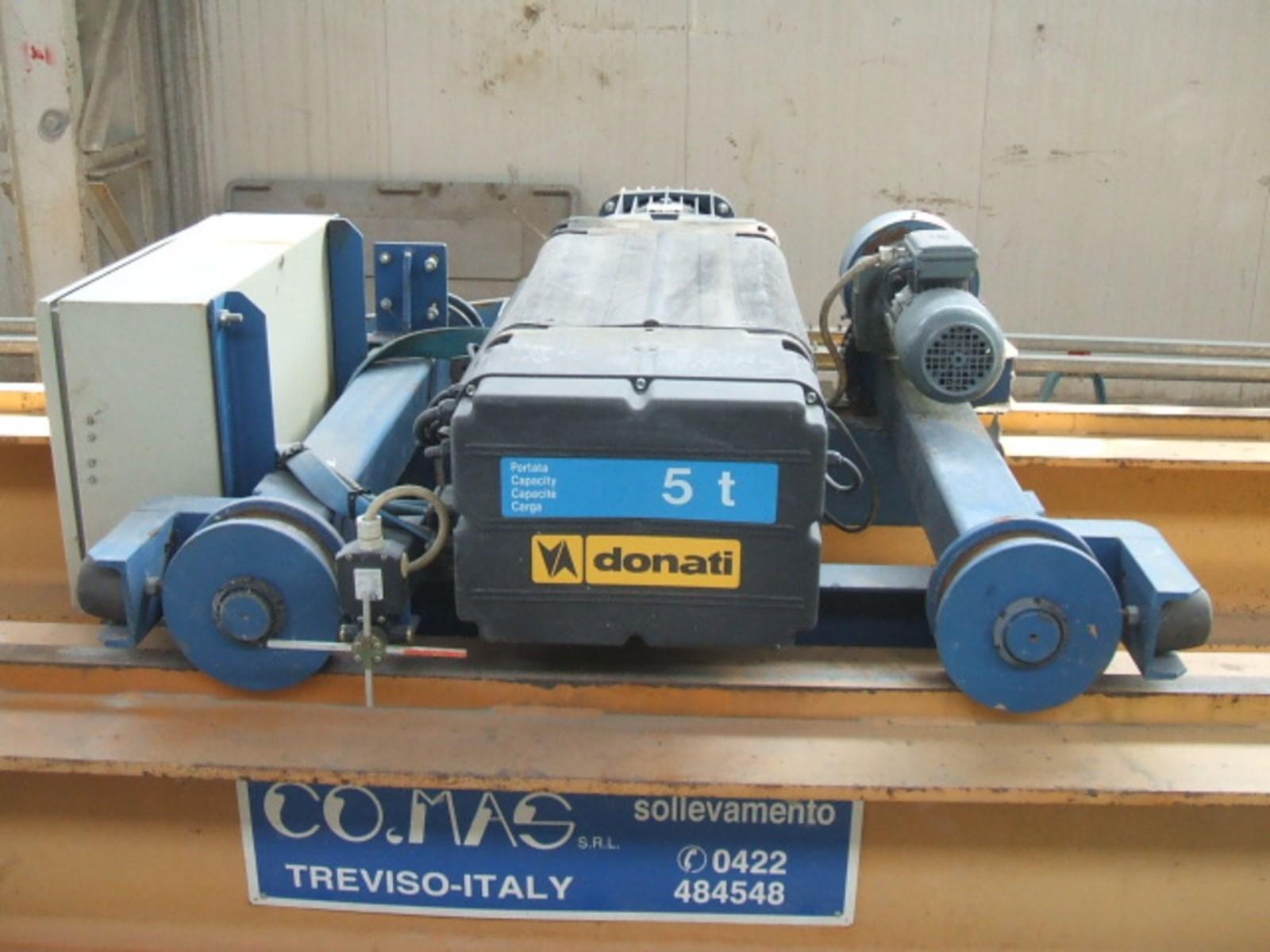 CARROPONTE BITRAVE COMAS 5 TON SCARTAMENTO 11305 MM  ANNO 2004