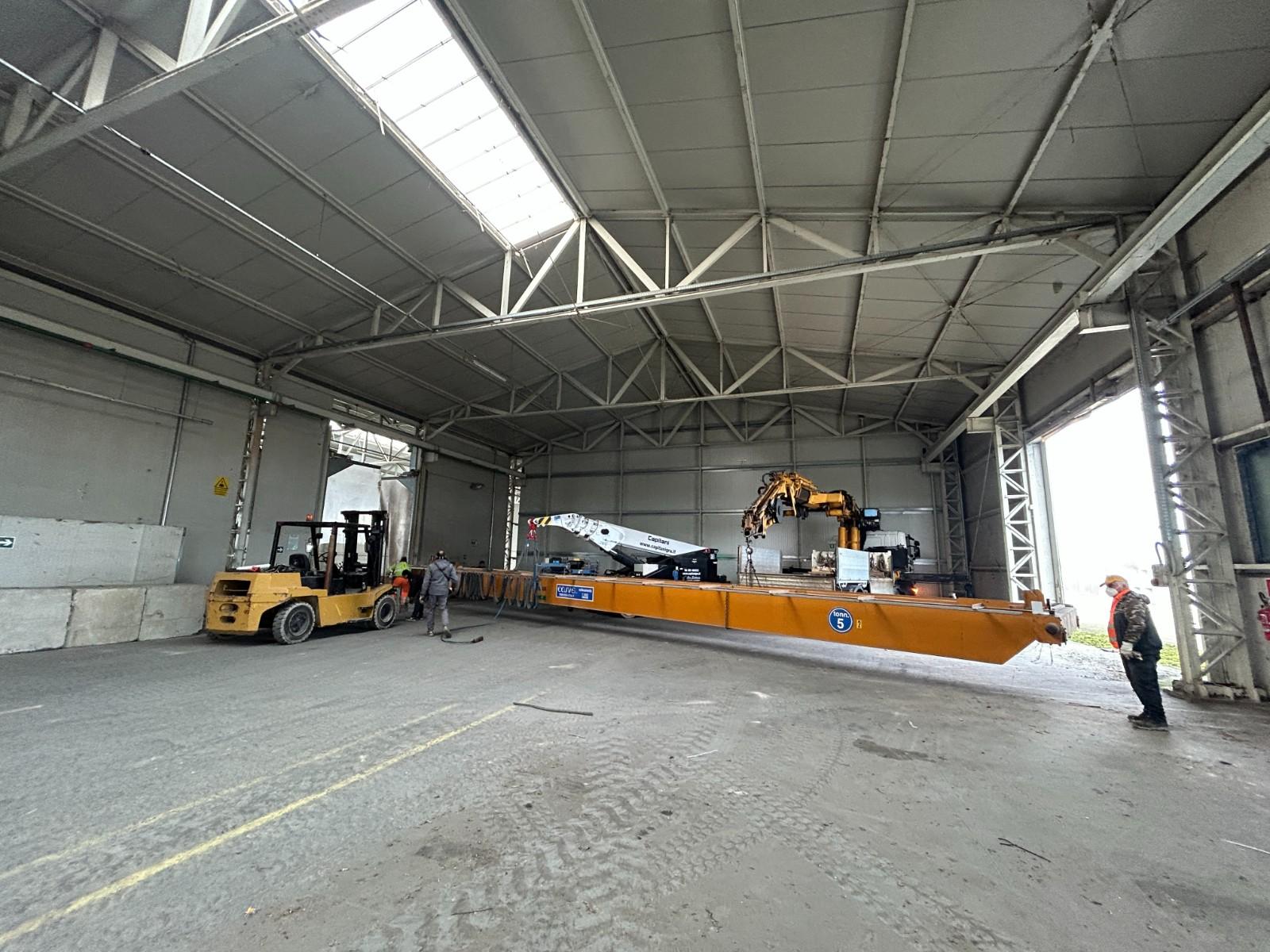 CARROPONTE BITRAVE COMAS 5 TON SCARTAMENTO 11360 MM  ANNO 2003