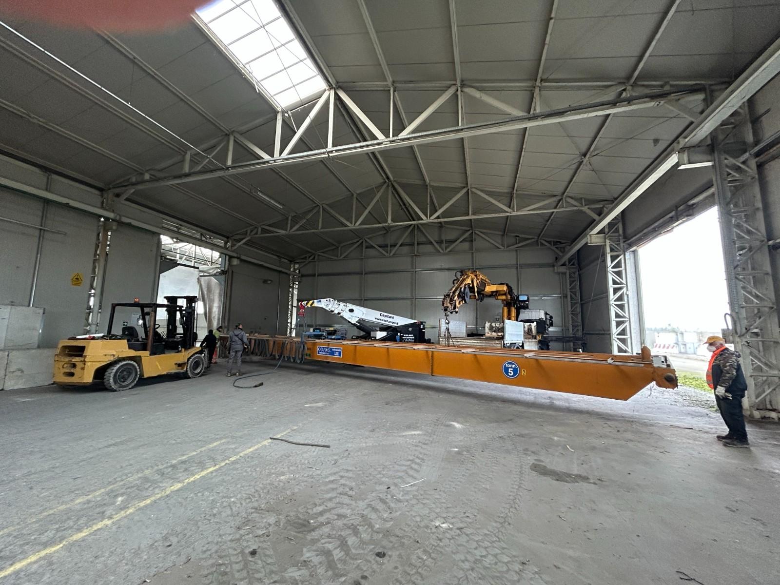 CARROPONTE BITRAVE COMAS 5 TON SCARTAMENTO 11360 MM  ANNO 2003