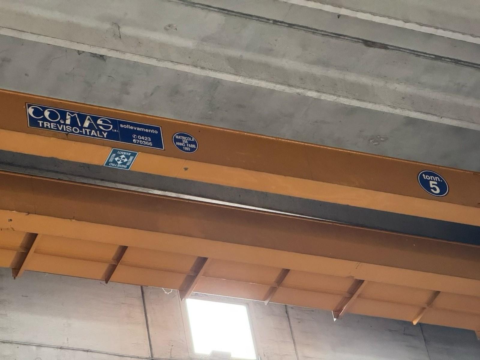 CARROPONTE BITRAVE COMAS 5 TON SCARTAMENTO 14000MM