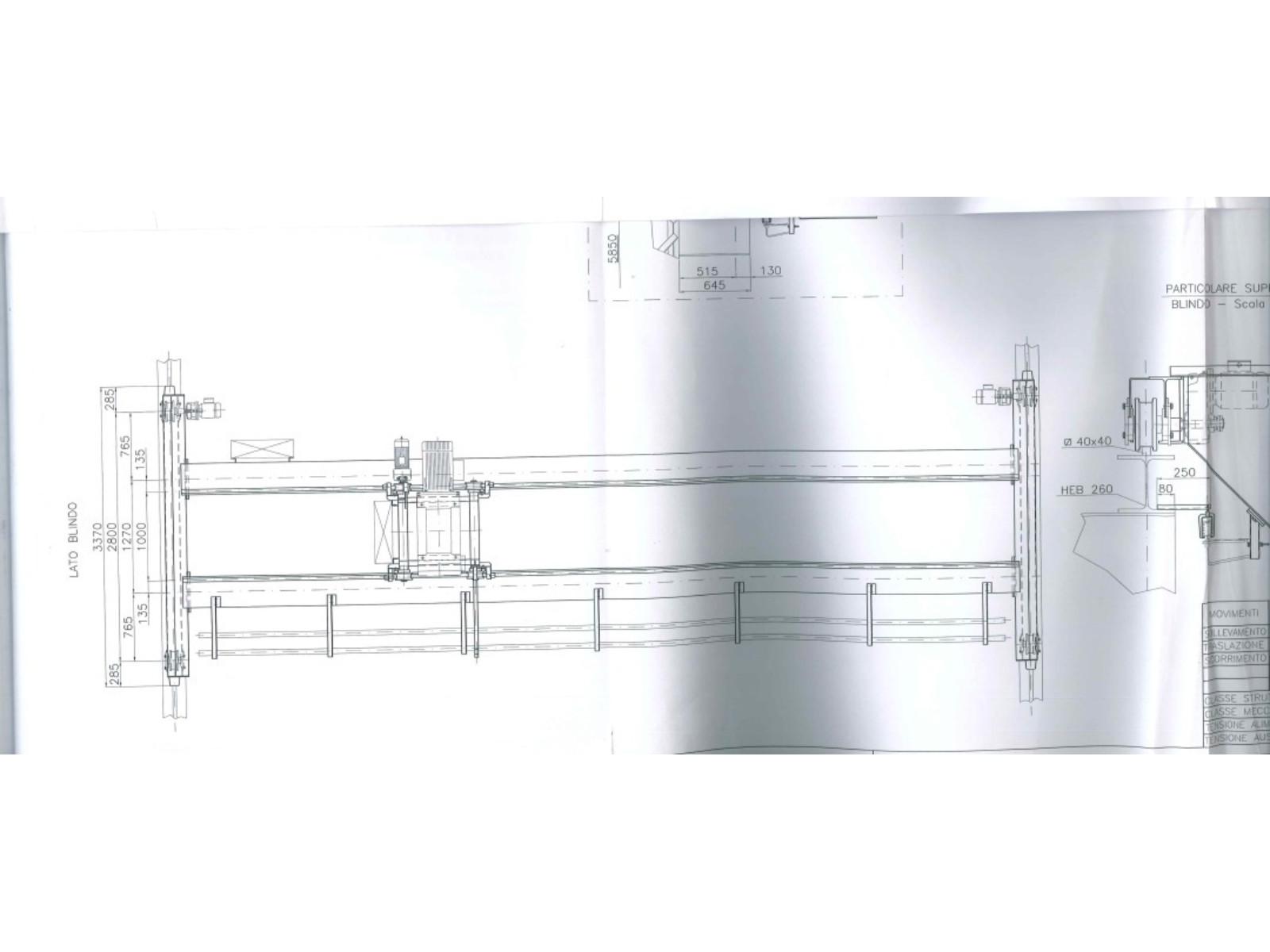 CARROPONTE BITRAVE COMAS 5 TON SCARTAMENTO 18360 MM ANNO 2003