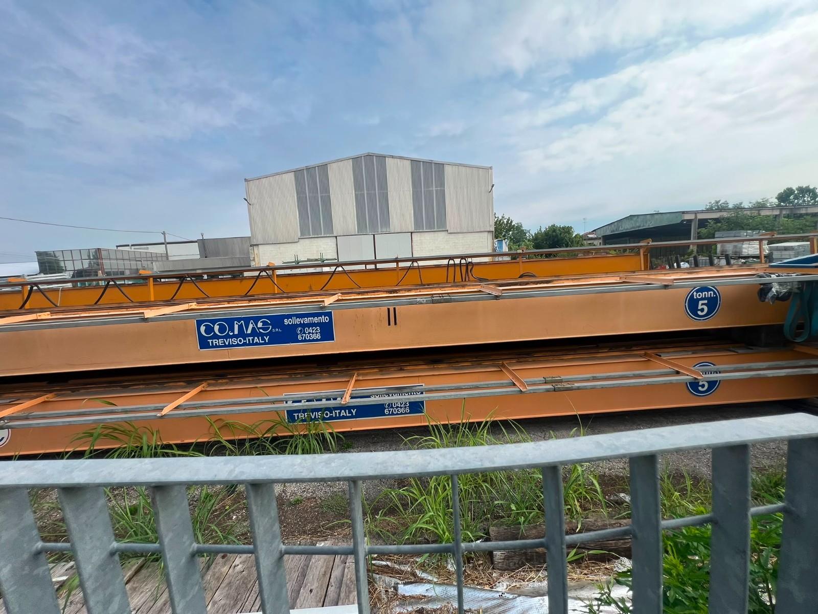CARROPONTE BITRAVE COMAS 5 TON SCARTAMENTO 14000MM