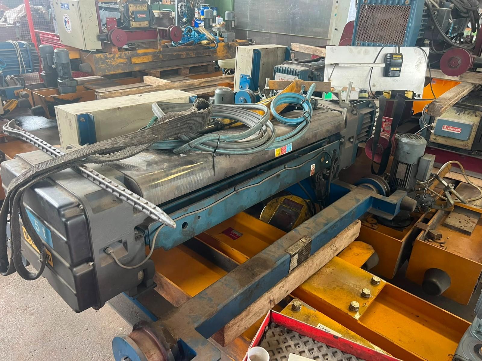 CARROPONTE BITRAVE COMAS 5 TON SCARTAMENTO 14000MM