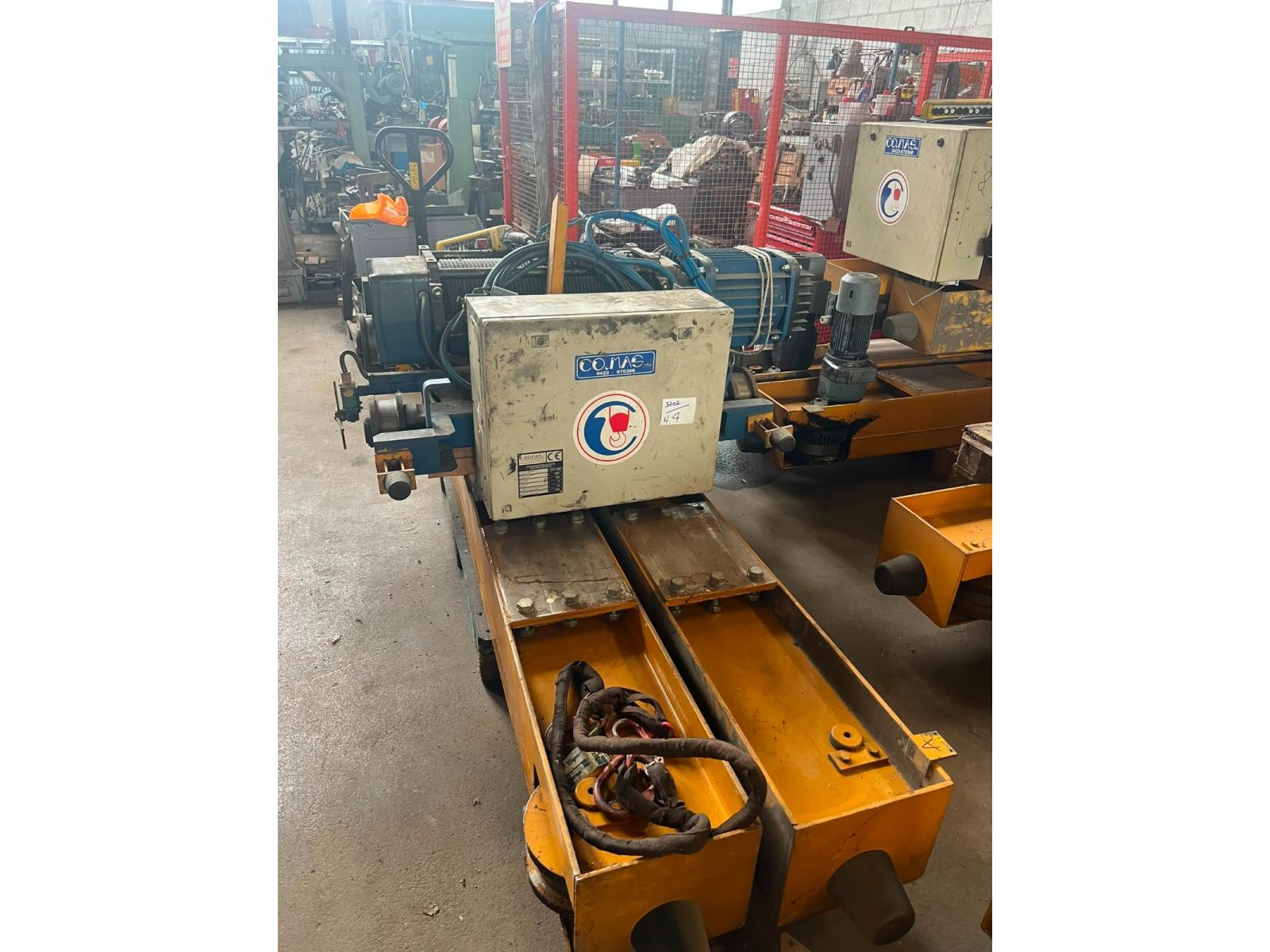 CARROPONTE BITRAVE COMAS 5 TON SCARTAMENTO 14000MM