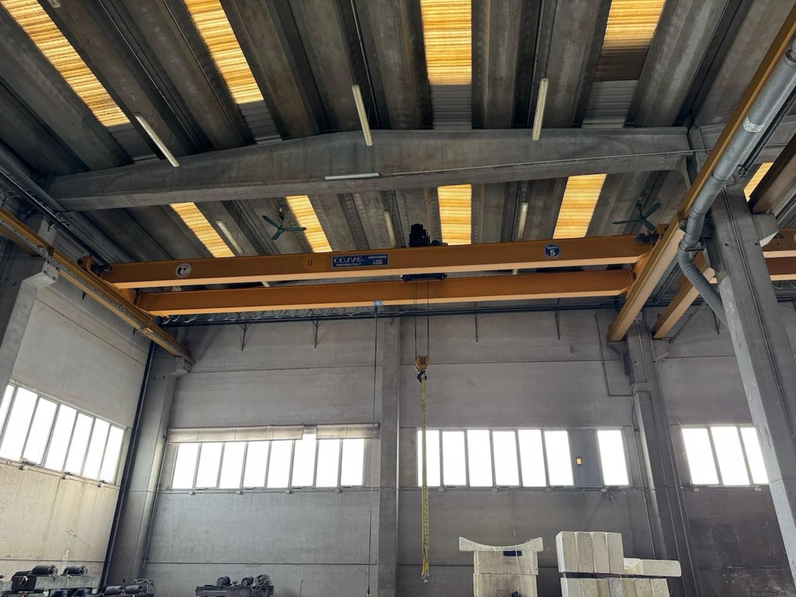 CARROPONTE BITRAVE COMAS 5 TON SCARTAMENTO 14 METRI