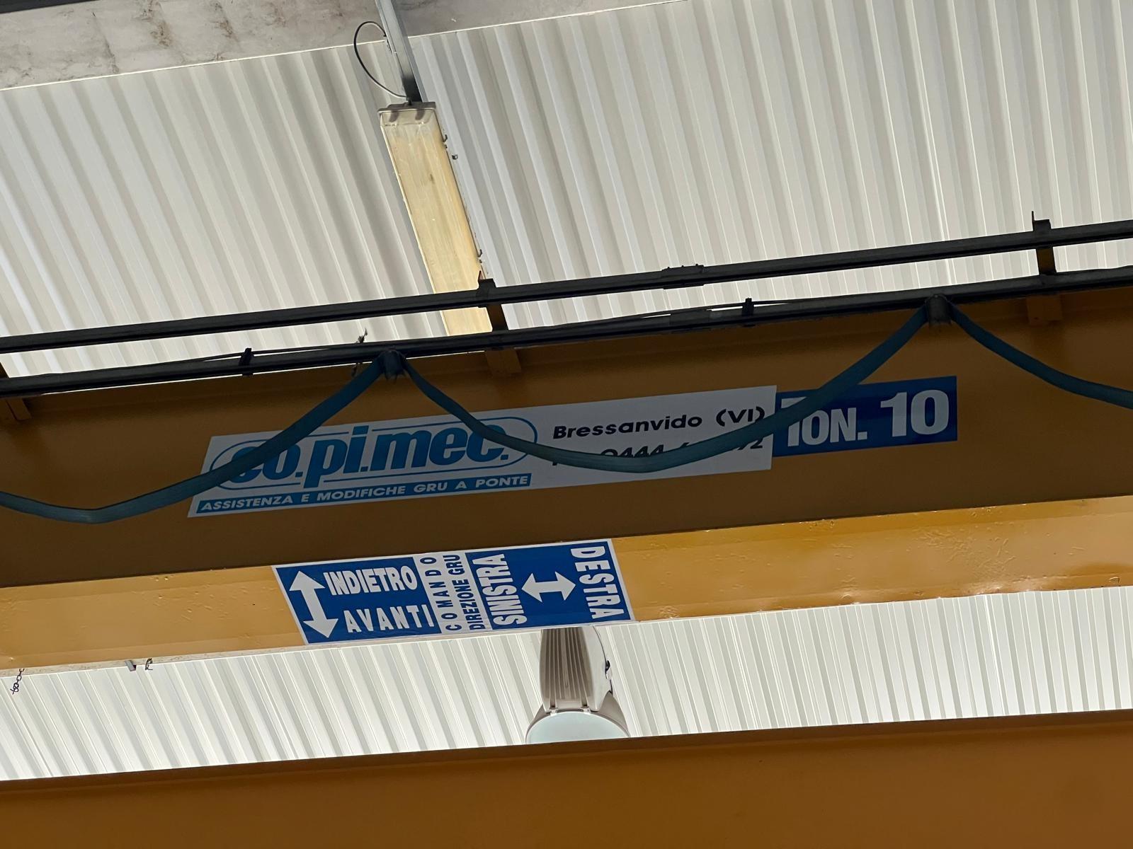 CARROPONTE BITRAVE DEMAG 10 TON  X 13300MM CIRCA