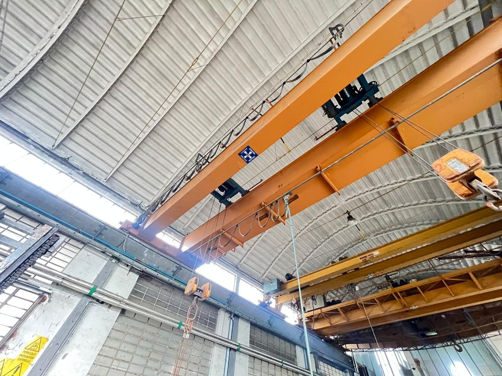 CARROPONTE BITRAVE DEMAG 10 TON + 10 SCARTAMENTO 12000 MM ANNO 1986