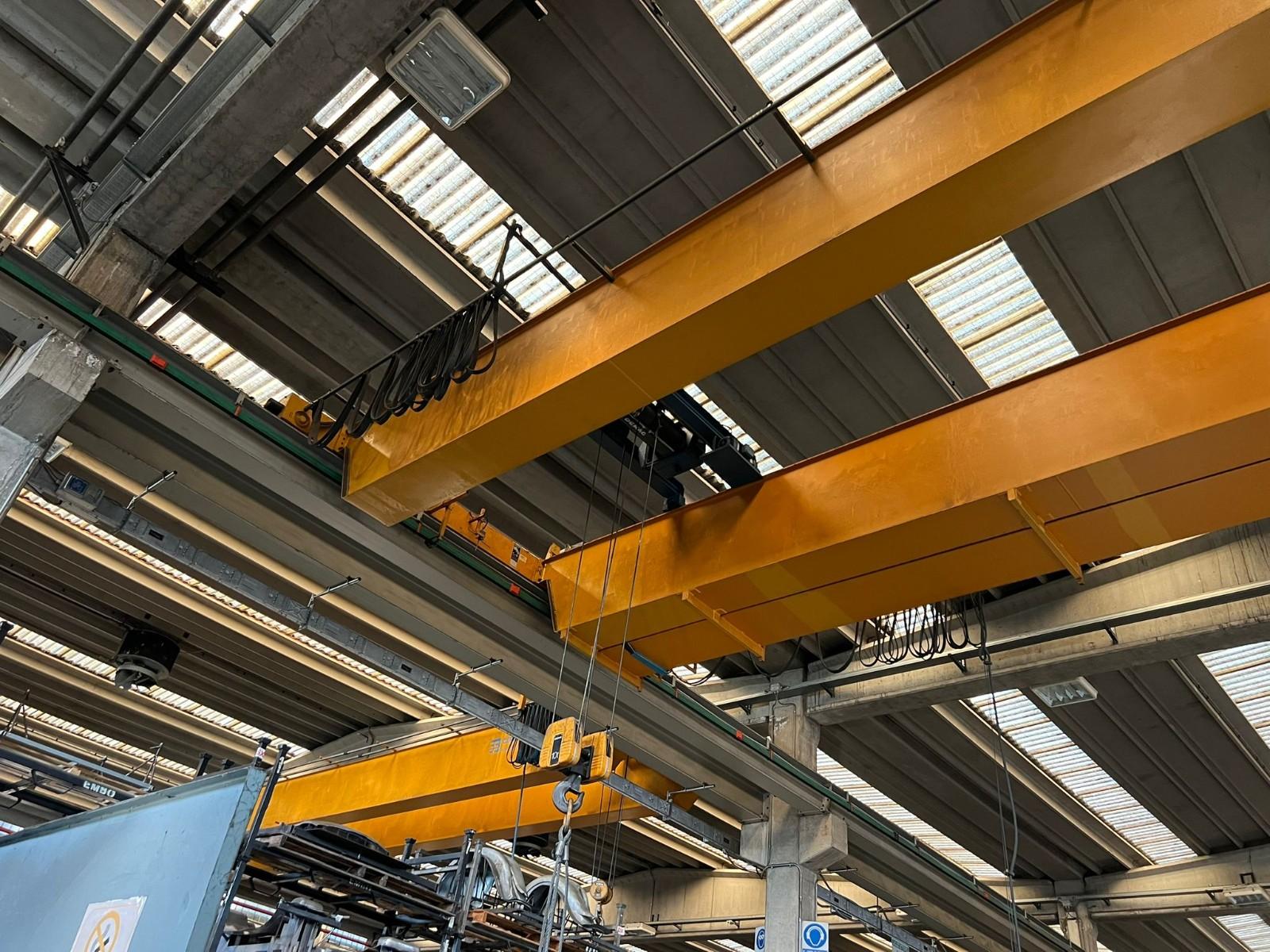 CARROPONTE BITRAVE DEMAG 10 TON  SCARTAMENTO 24630 MM