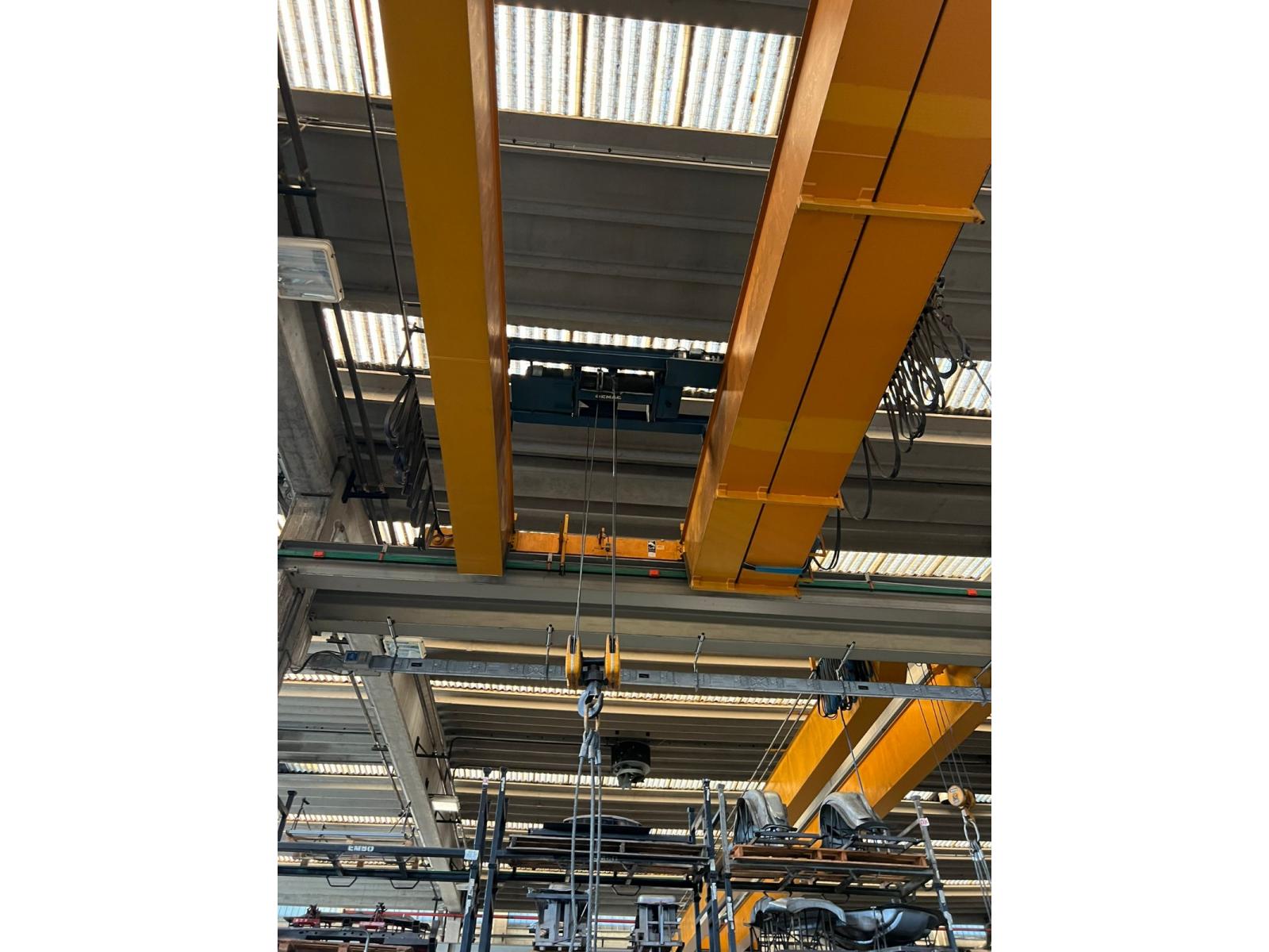 CARROPONTE BITRAVE DEMAG 10 TON  SCARTAMENTO 24630 MM