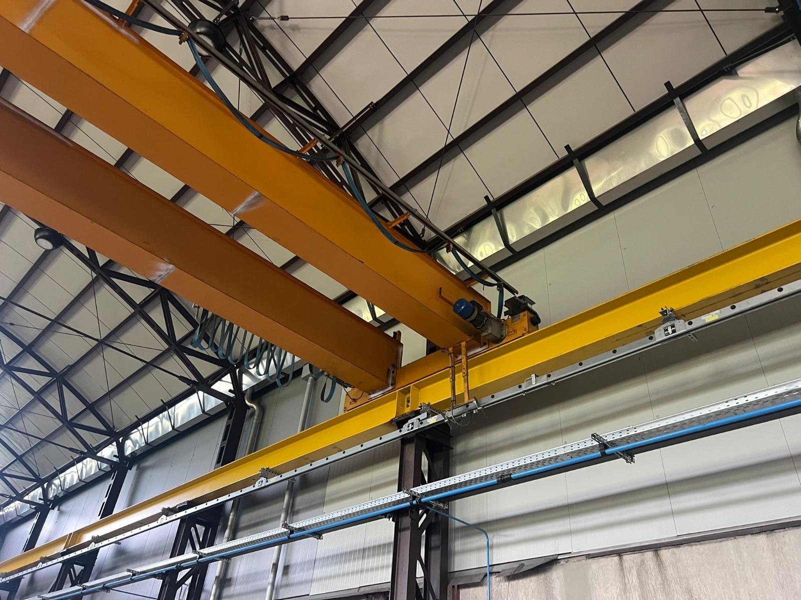 Carroponte bitrave mora 6.3 ton Scartamento 15140mm