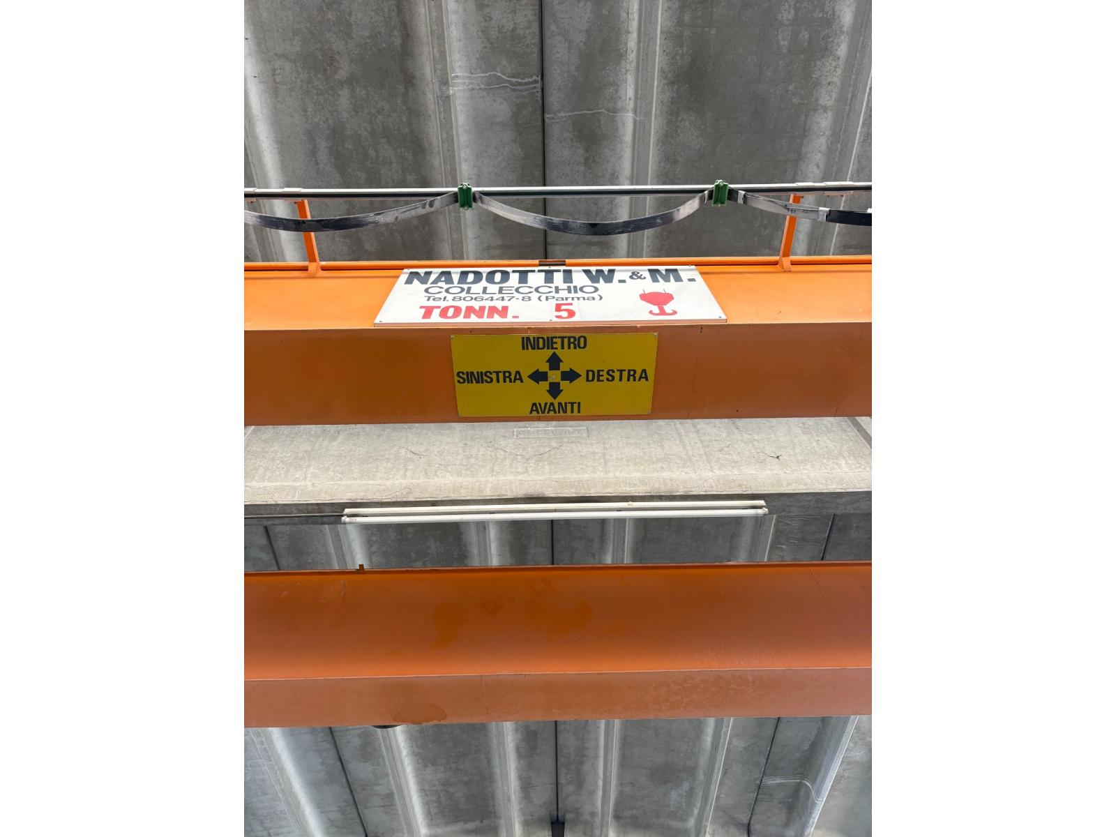CARROPONTE BITRAVE NADOTTI 5 TON SCARTAMENTO 14620MM ANNO 1991