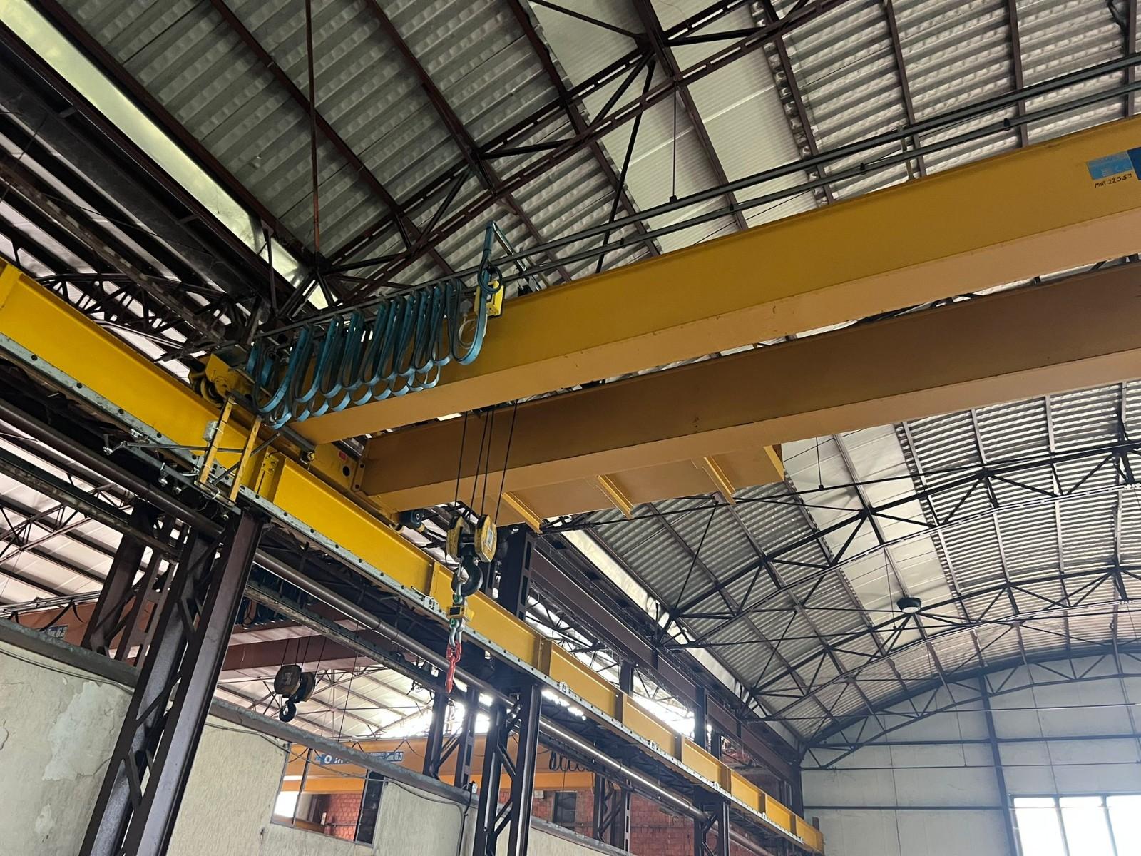 Carroponte bitrave omis anno 2013 portata  10 ton Scartamento 15500 mm