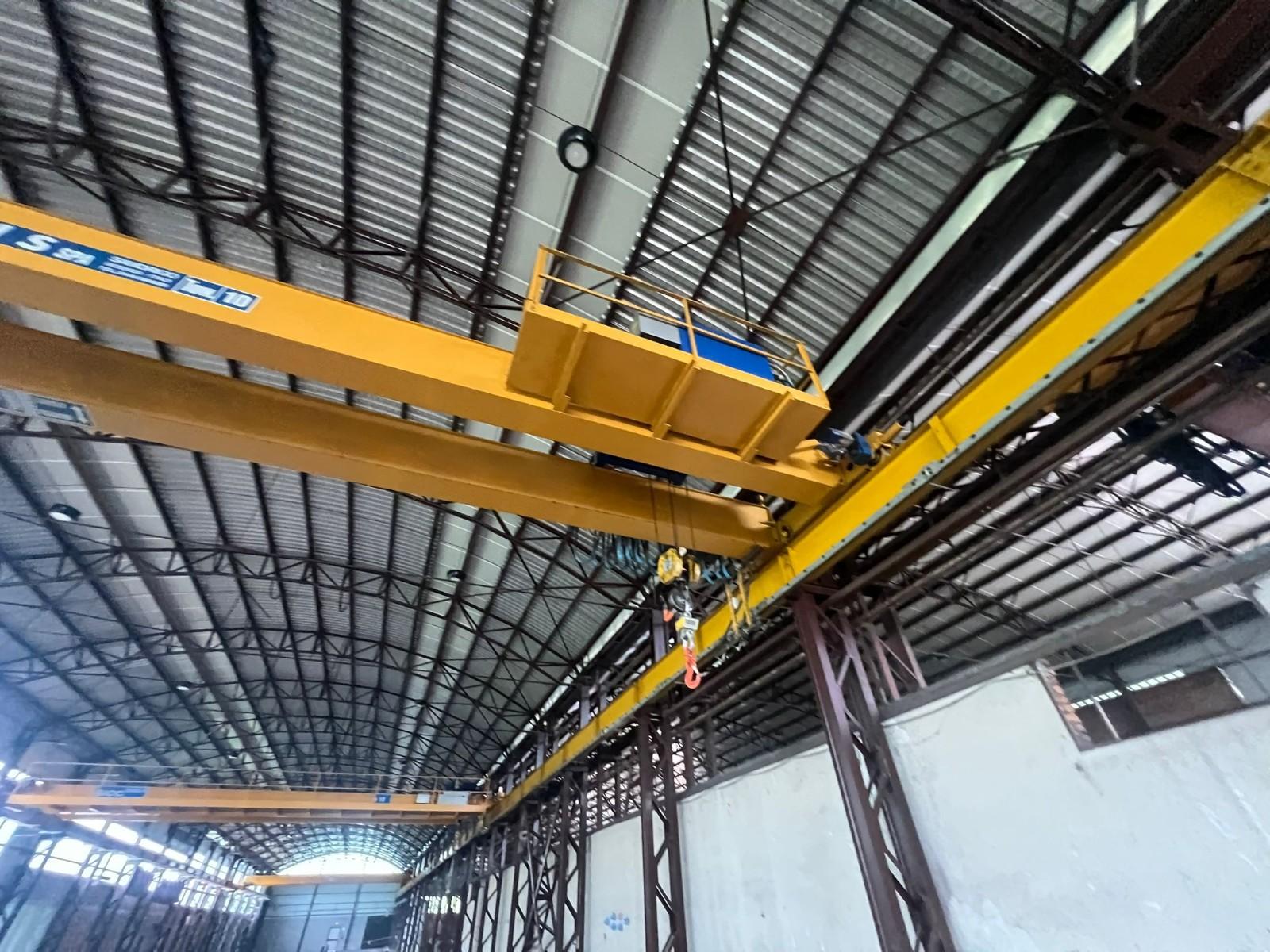 Carroponte bitrave omis portata 10 ton Scartamento 15500 mm Anno 2009