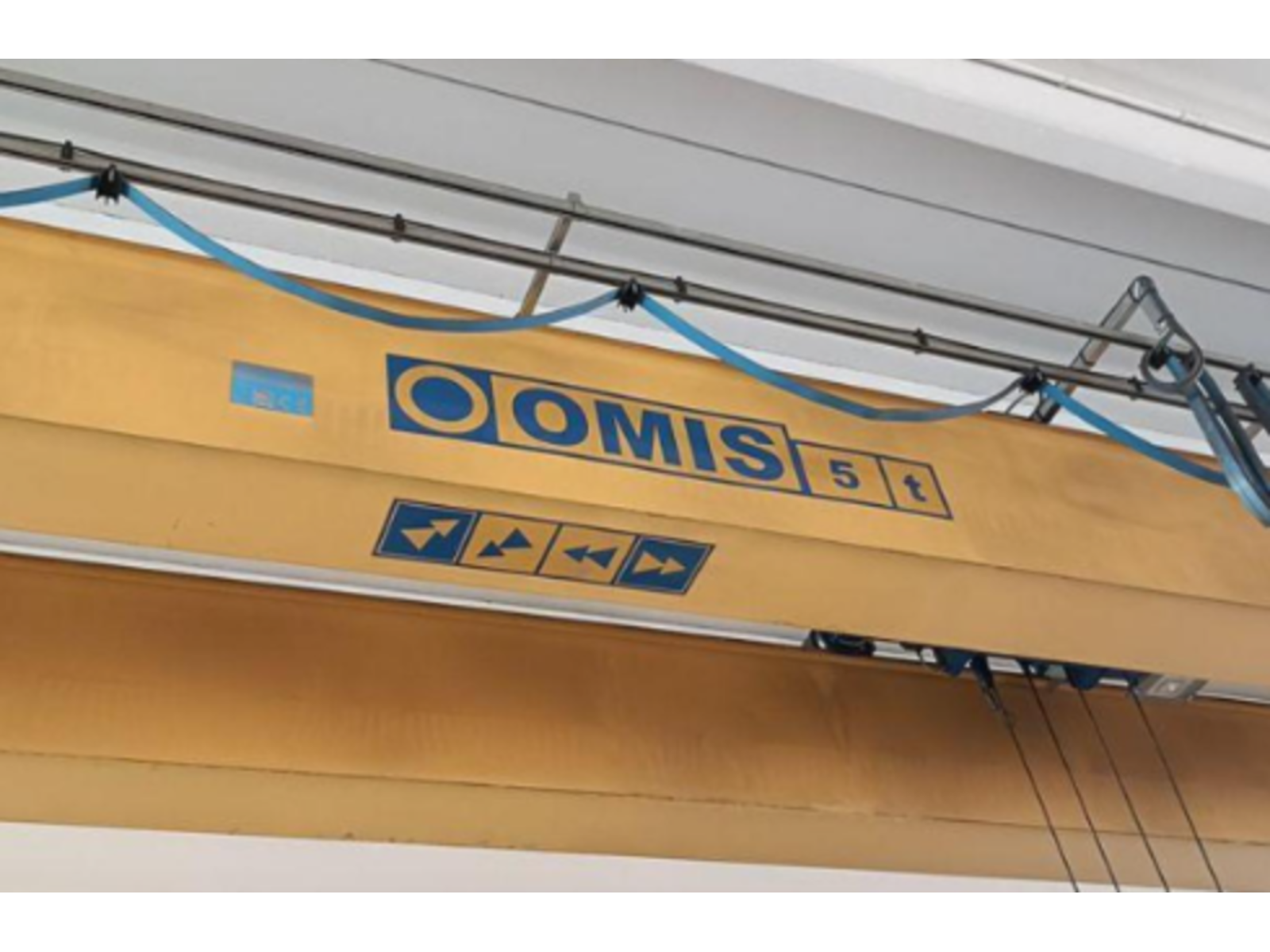 CARROPONTE BITRAVE OMIS 5 TON DA 20000 MM(GIALLO)