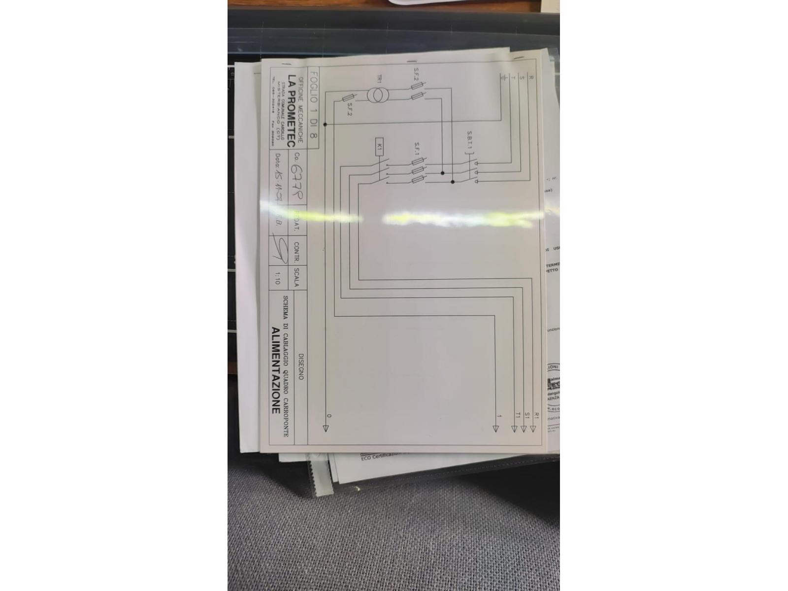 CARROPONTE BITRAVE LA PROMOTEC 25 TON SCARTAMENTO 16300 MM