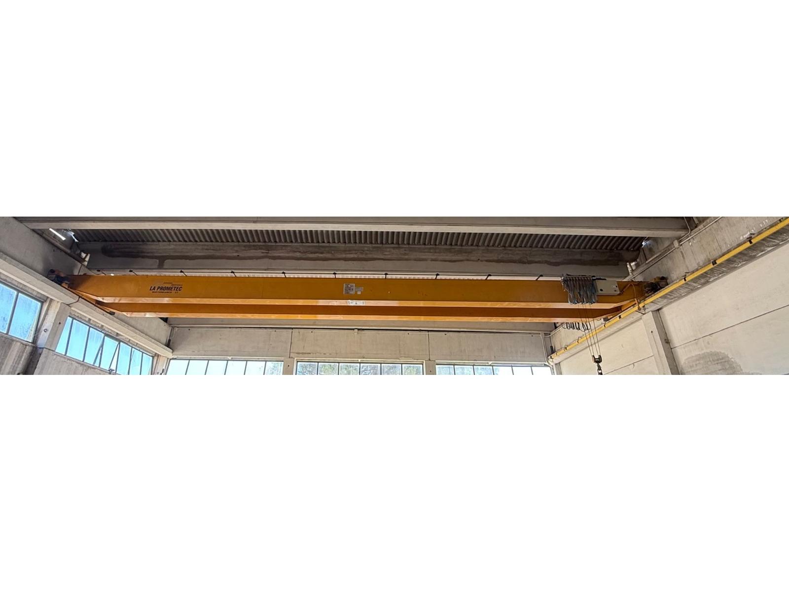 CARROPONTE BITRAVE PROMOTEC 6.3 TON SCARTAMENTO 18000 MM