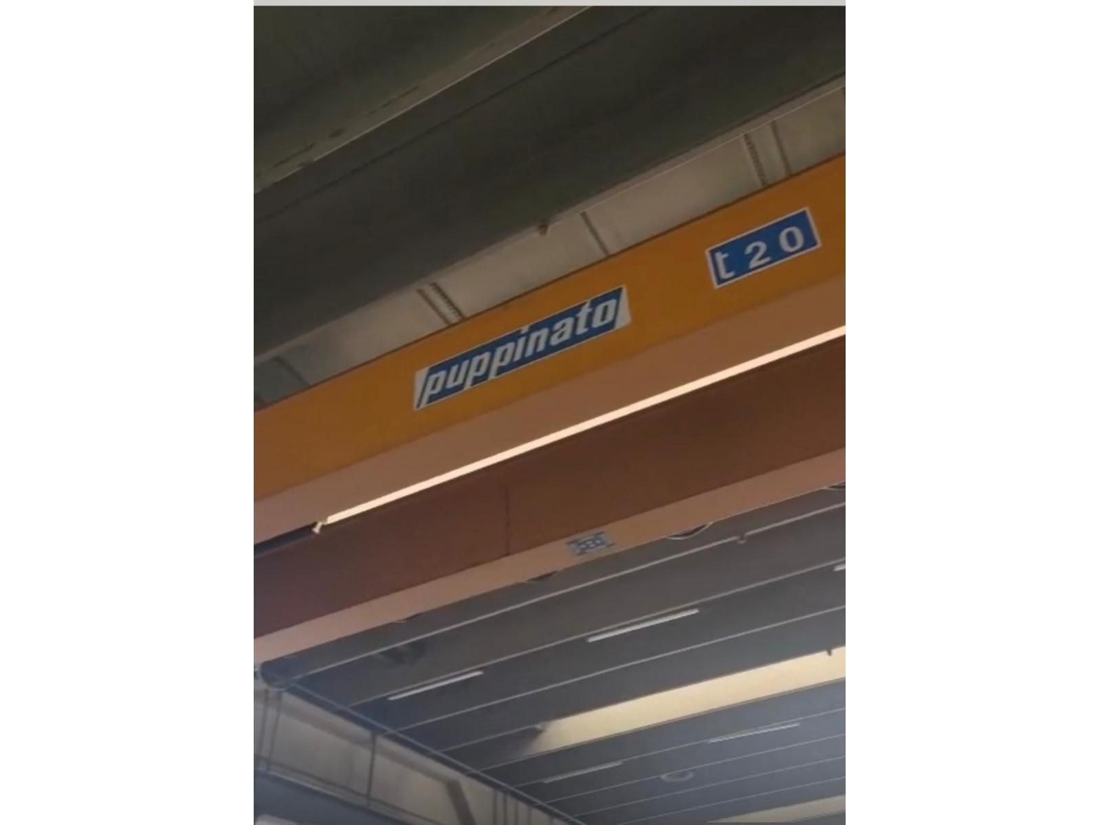 CARROPONTE BITRAVE PUPPINATO SCARTAMENTO 14 METRI 20 TON