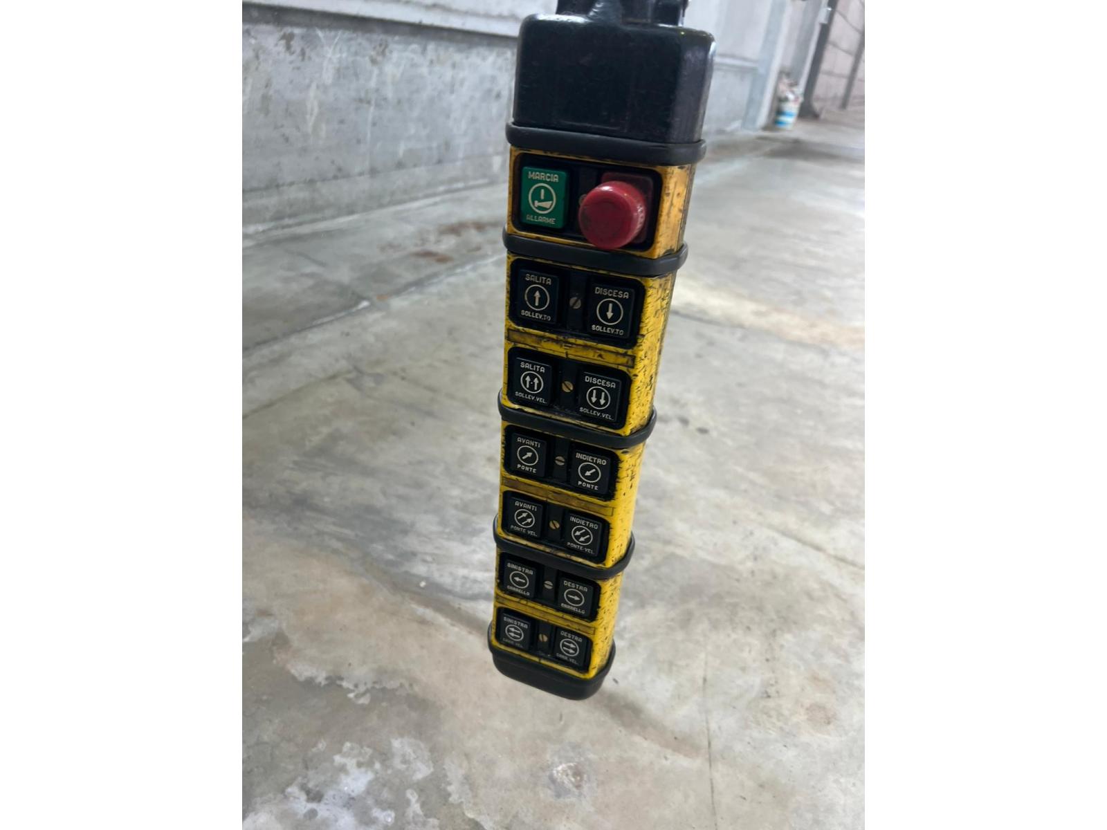 CARROPONTE MONOTRAVE JOMINI 5 TON SCARTAMENTO 14200mm