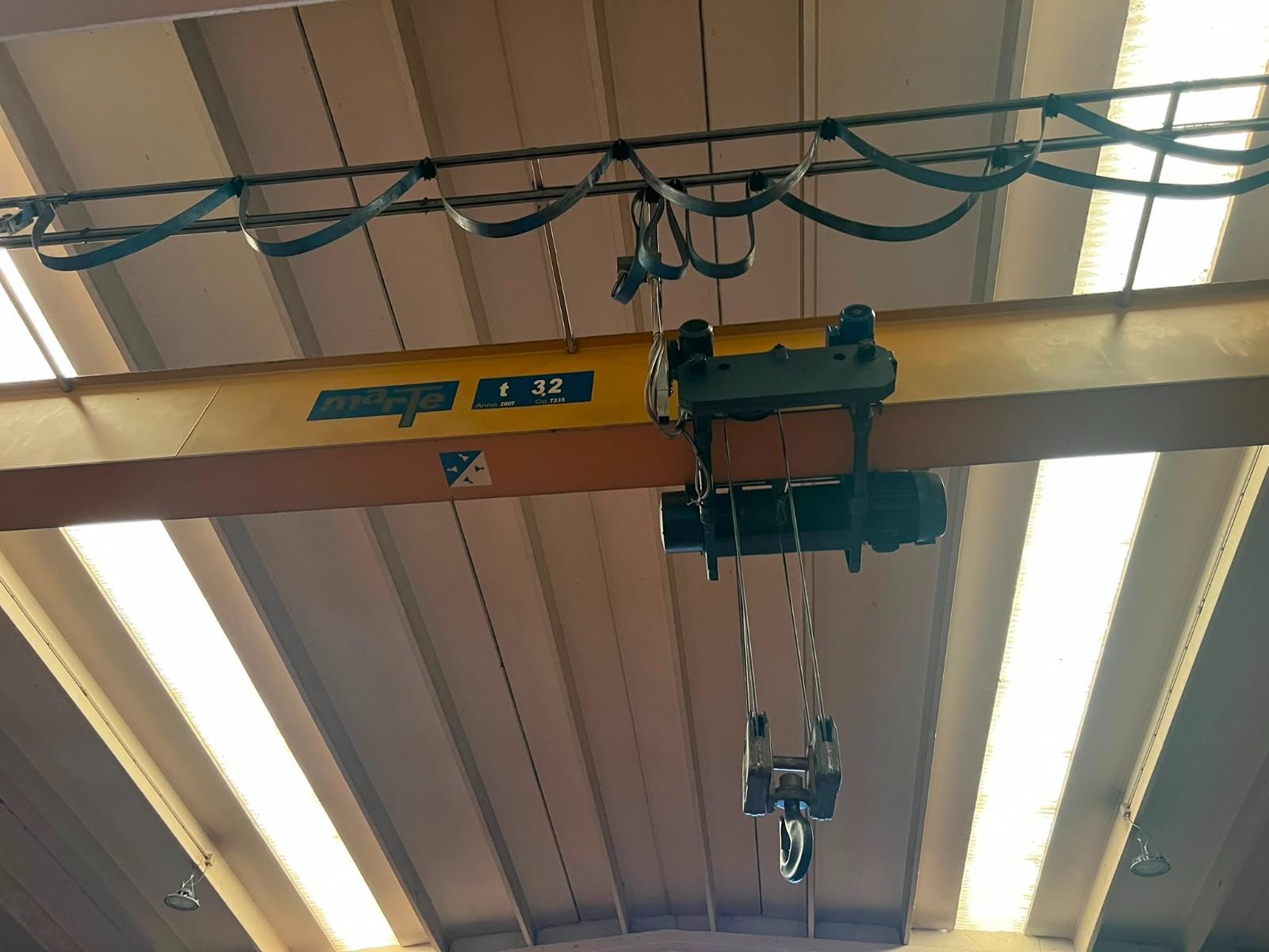 CARROPONTE MONOTRAVE MARTE 3.2 TON SCARTAMENTO18350 MM ANNO 2007