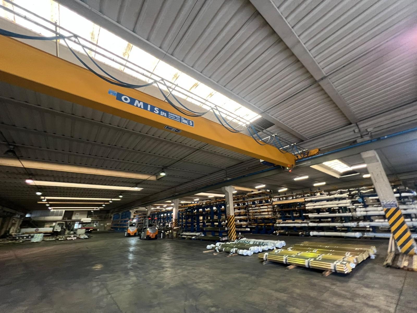CARROPONTE MONOTRAVE OMIS 5 TON SCARTAMENTO 18660 MM ANNO 2014