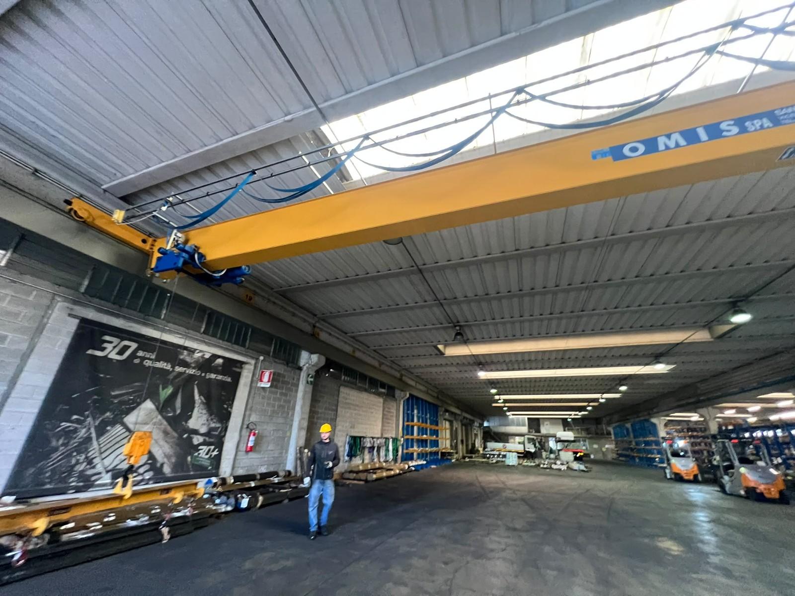 CARROPONTE MONOTRAVE OMIS 5 TON SCARTAMENTO 18660 MM ANNO 2014