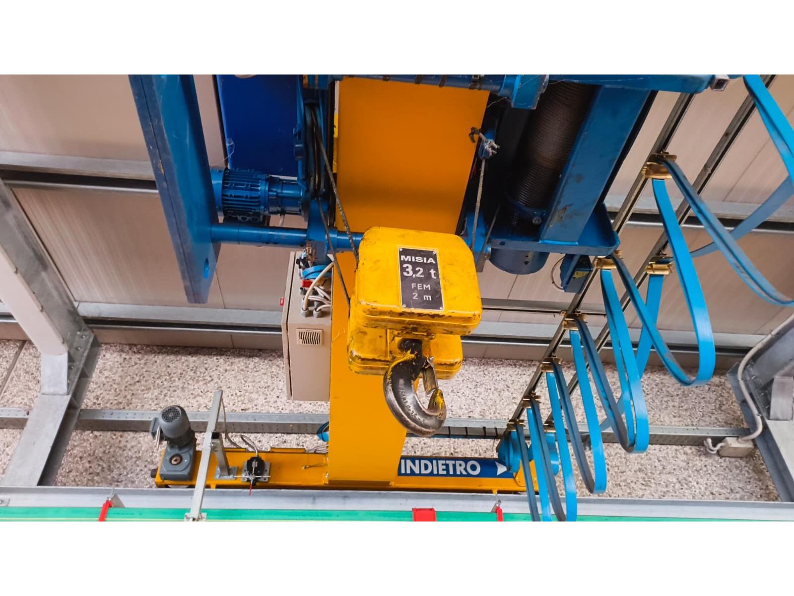 CARROPONTE MONOTRAVE SAMO 3.2 TON SCARTAMENTO 8800 MM