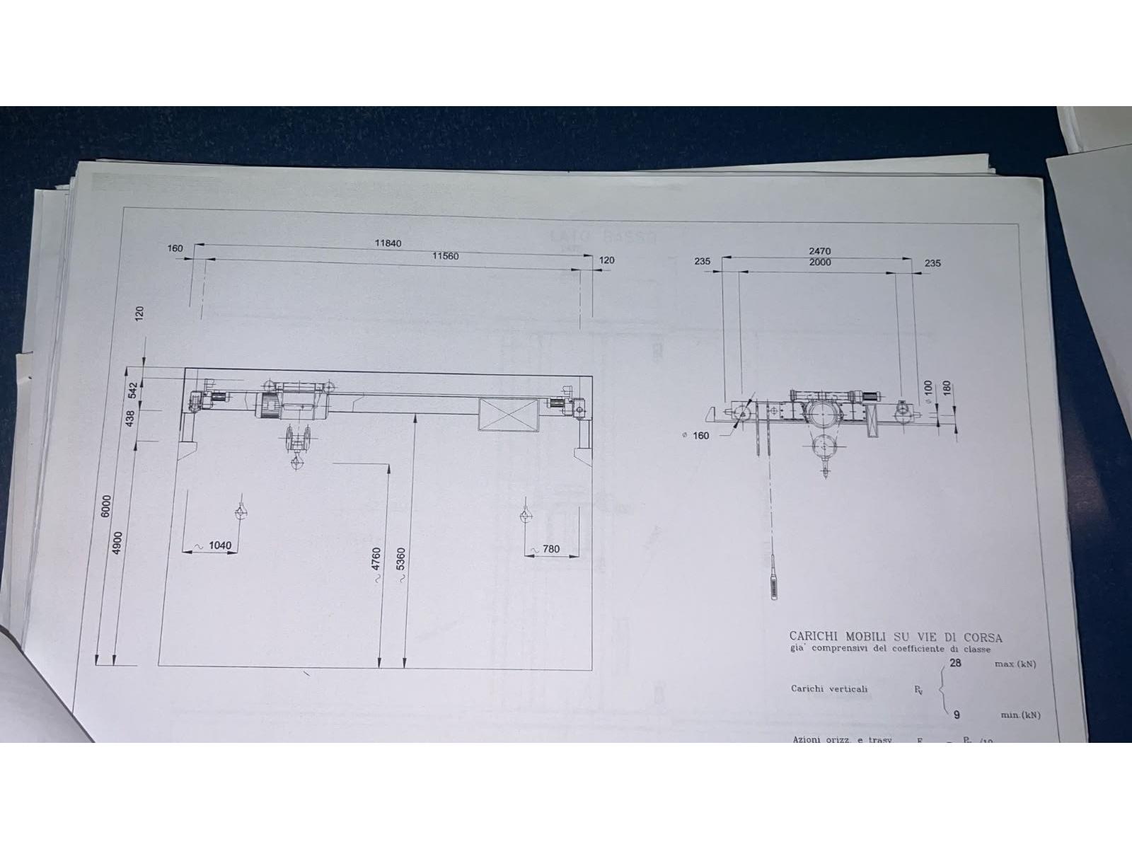 CARROPONTE OMIS GSB 3.2 SCARTAMENTO 11560 MM
