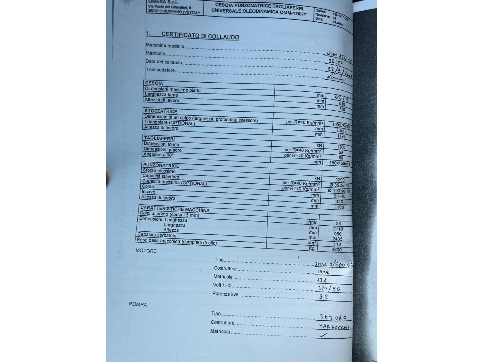 CESOIA A GIGLIOTTINA GADE MODELLO 20/13