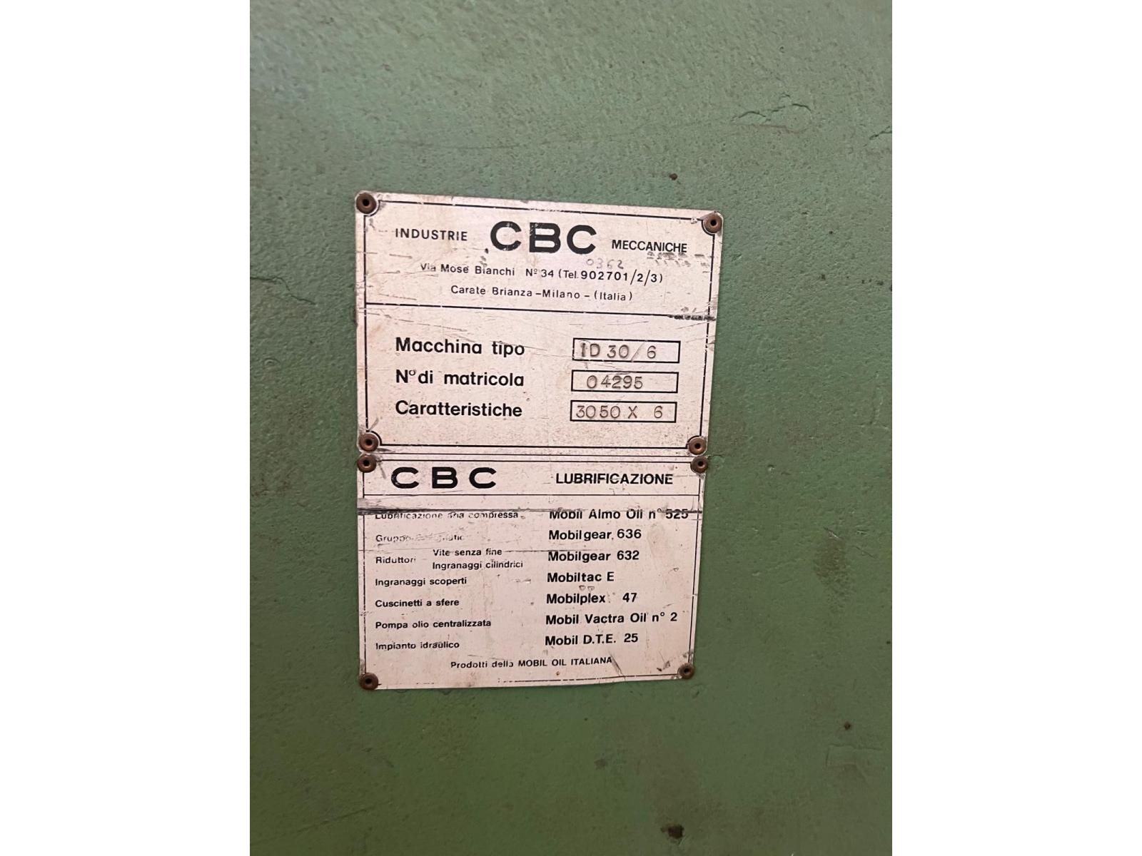 CESOIA IDRAULICA CBC 3050X6