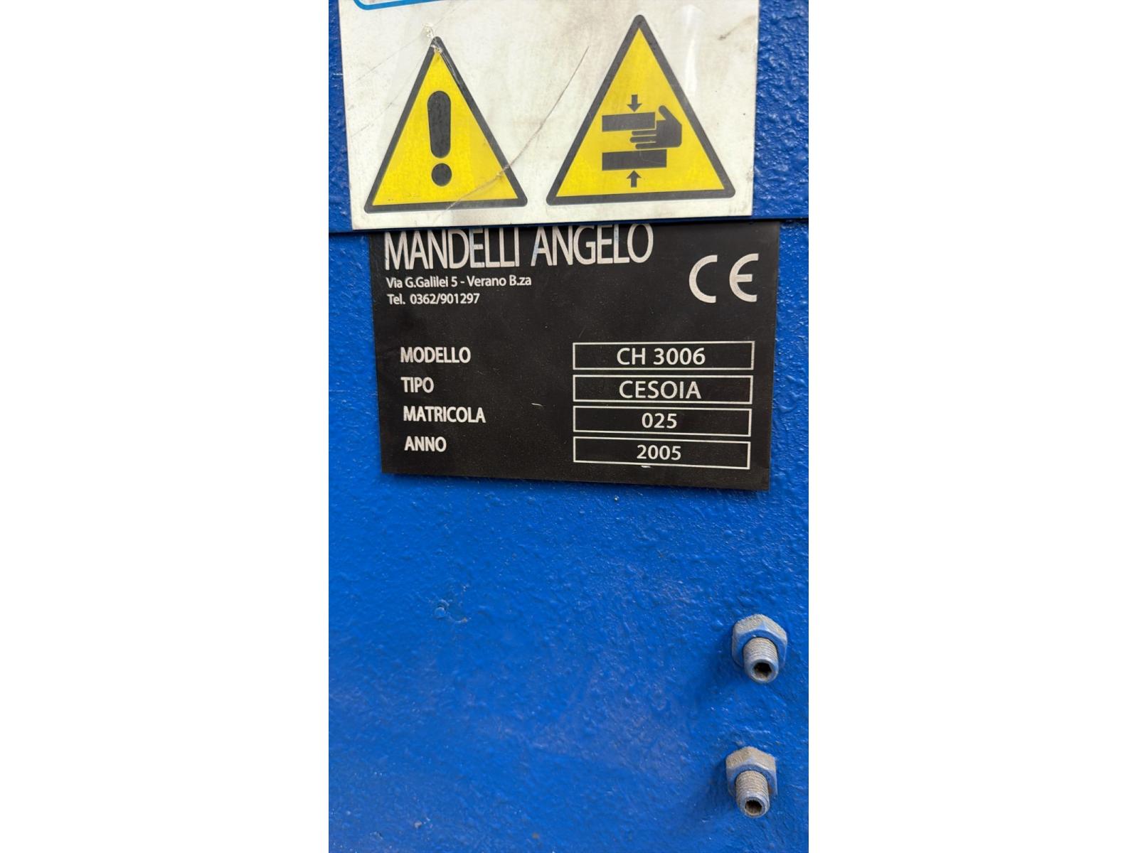 Cesoia Mandelli CH 3006 3000 x 6 mm