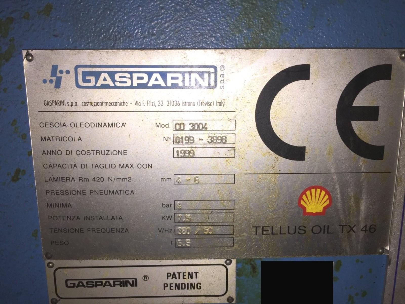 Cesoia oleodinamica Gasparini modello CO 3004 -