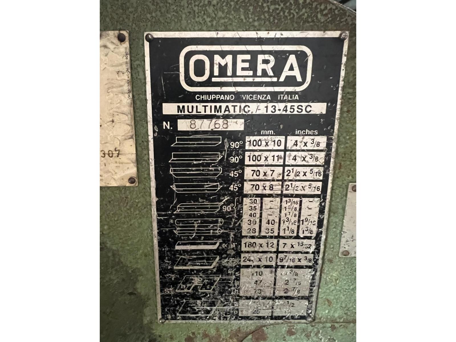 CESOIA PUNZONATRICE UNIVERSALCESOIA PUNZONATRICE UNIVERSALE OMERA 0M 13 45SCE